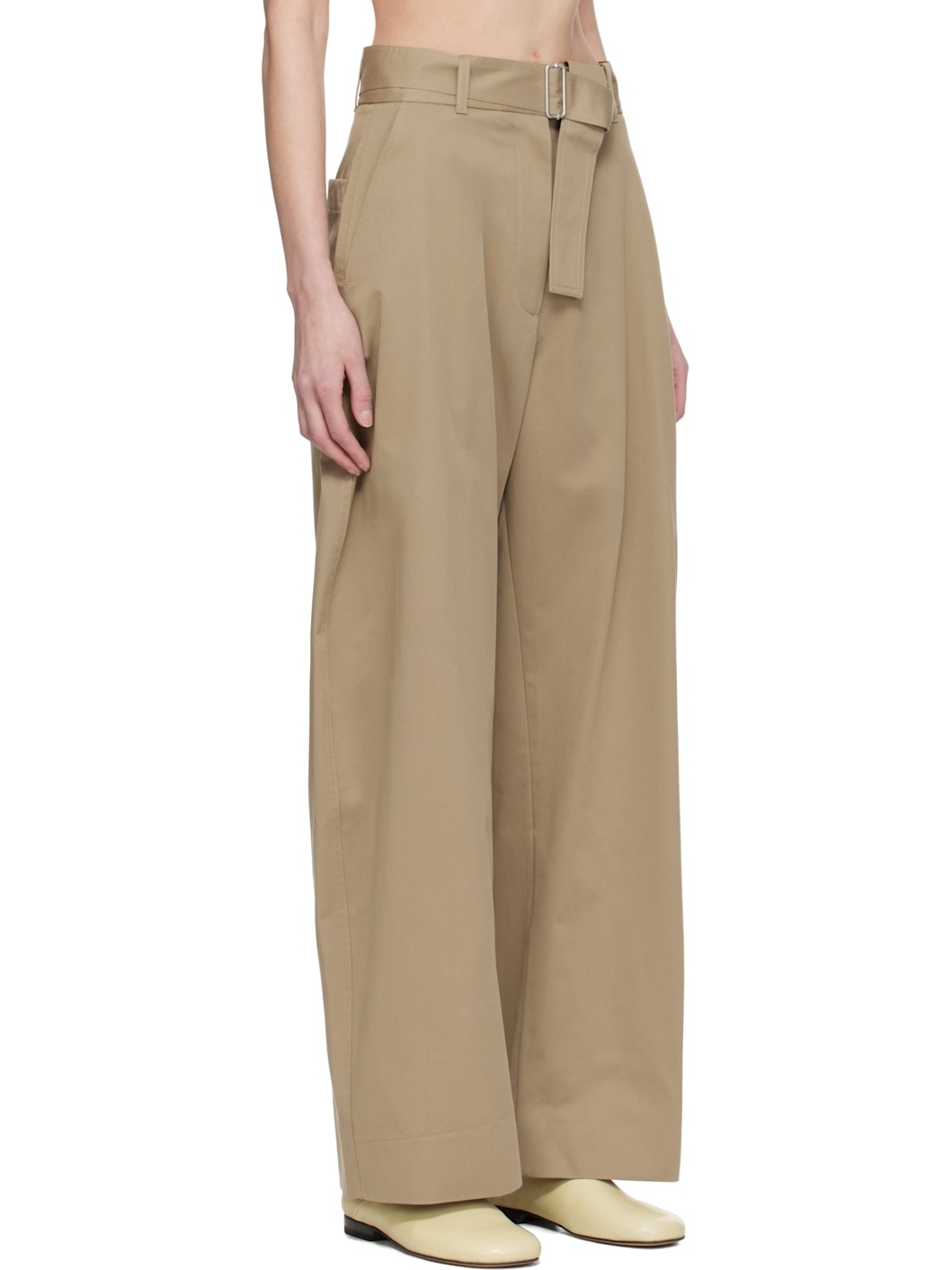 Beige Doring Trousers - 2