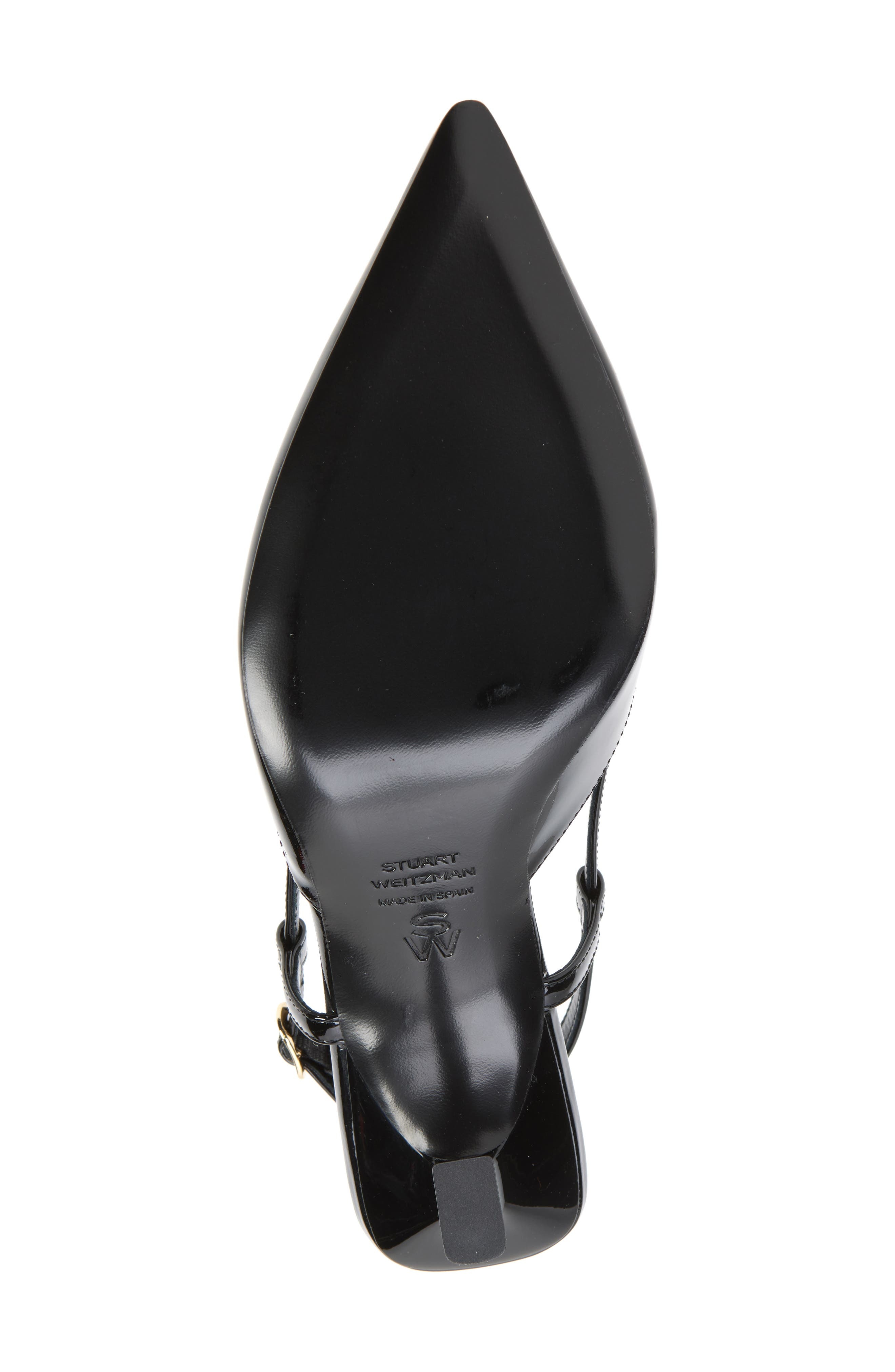 Stuart Weitzman Vinnie 50 Slingback Pump in Black at Nordstrom - 6