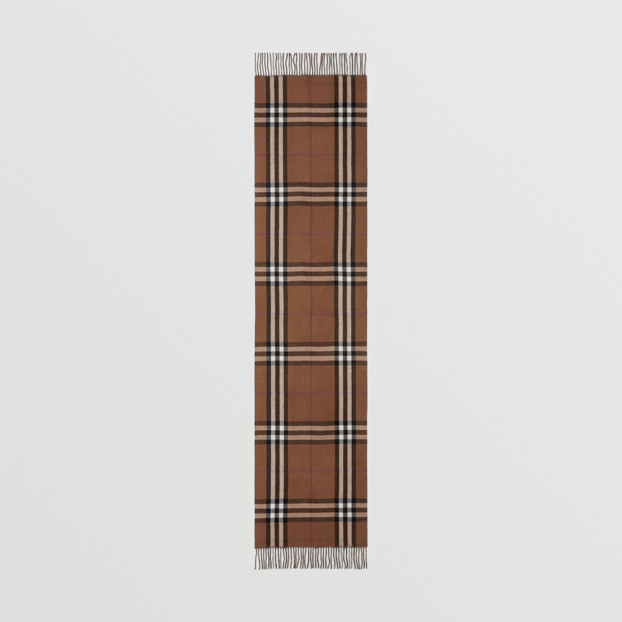 Reversible Check and EKD Cashmere Jacquard Scarf - 6