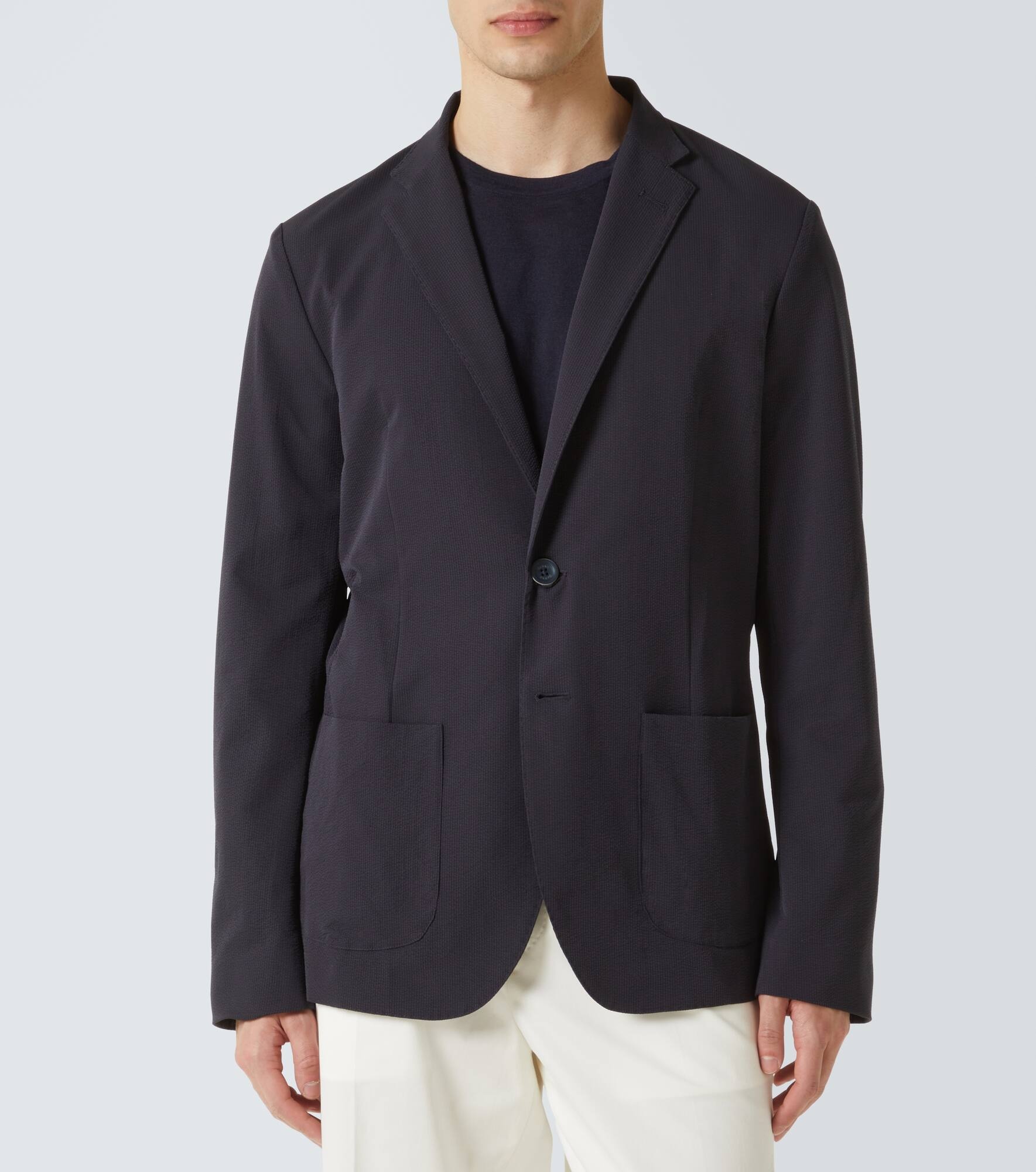 Seersucker blazer - 3