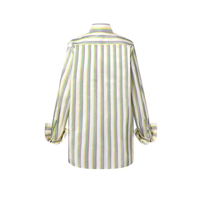Multi Stripe Silk Shirt 3