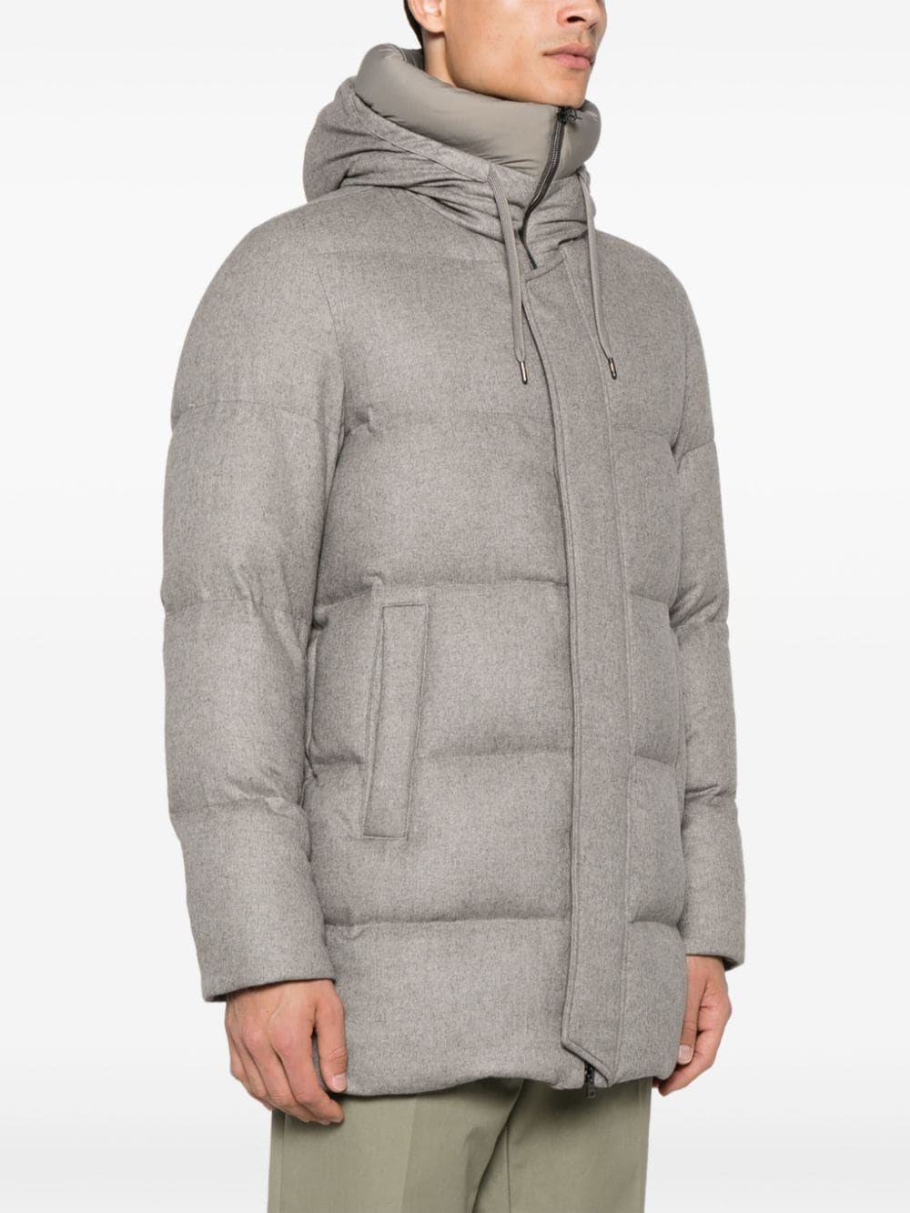 hooded puffer jacket - 3