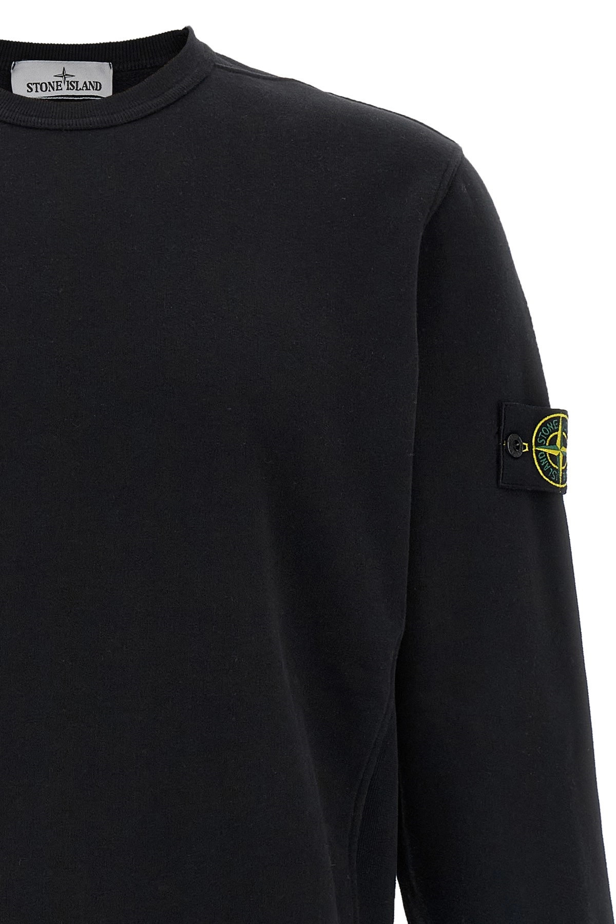 Logo badge cotton sweatshirt - 3