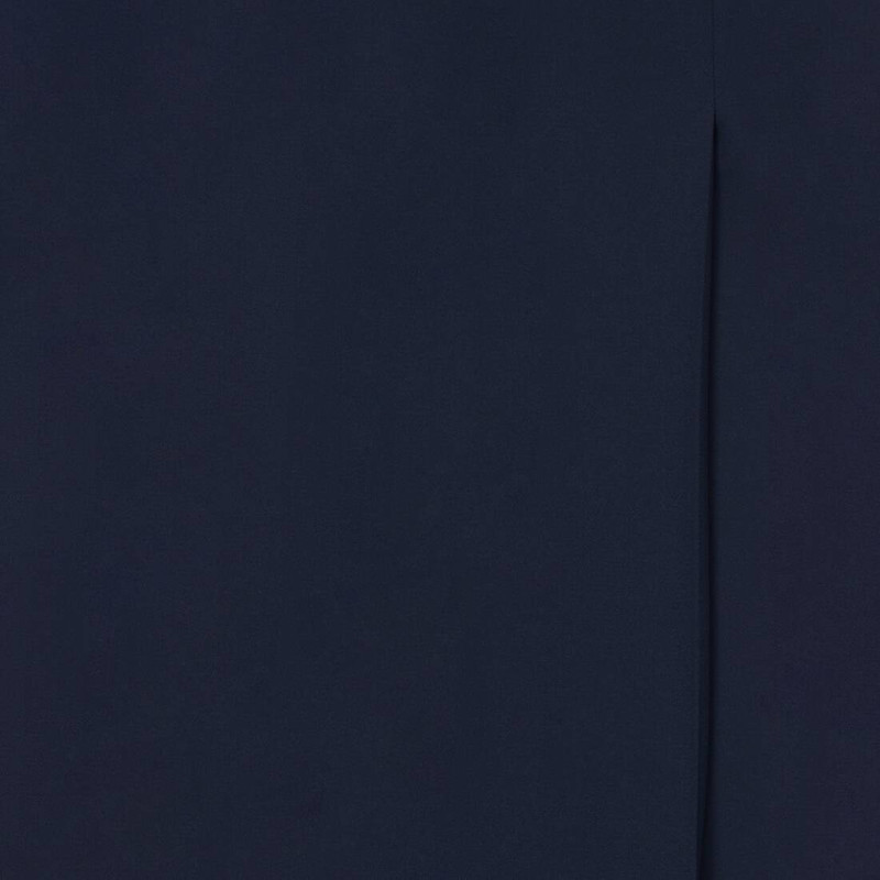 Slit Tailored Skirt in Navy Blue 7