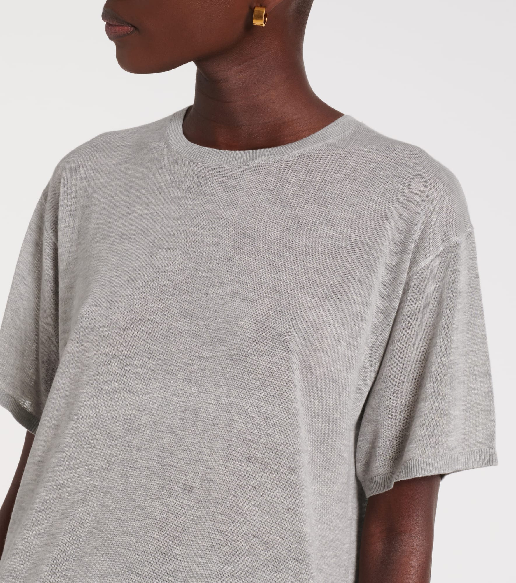 Semi-sheer T-shirt - 4