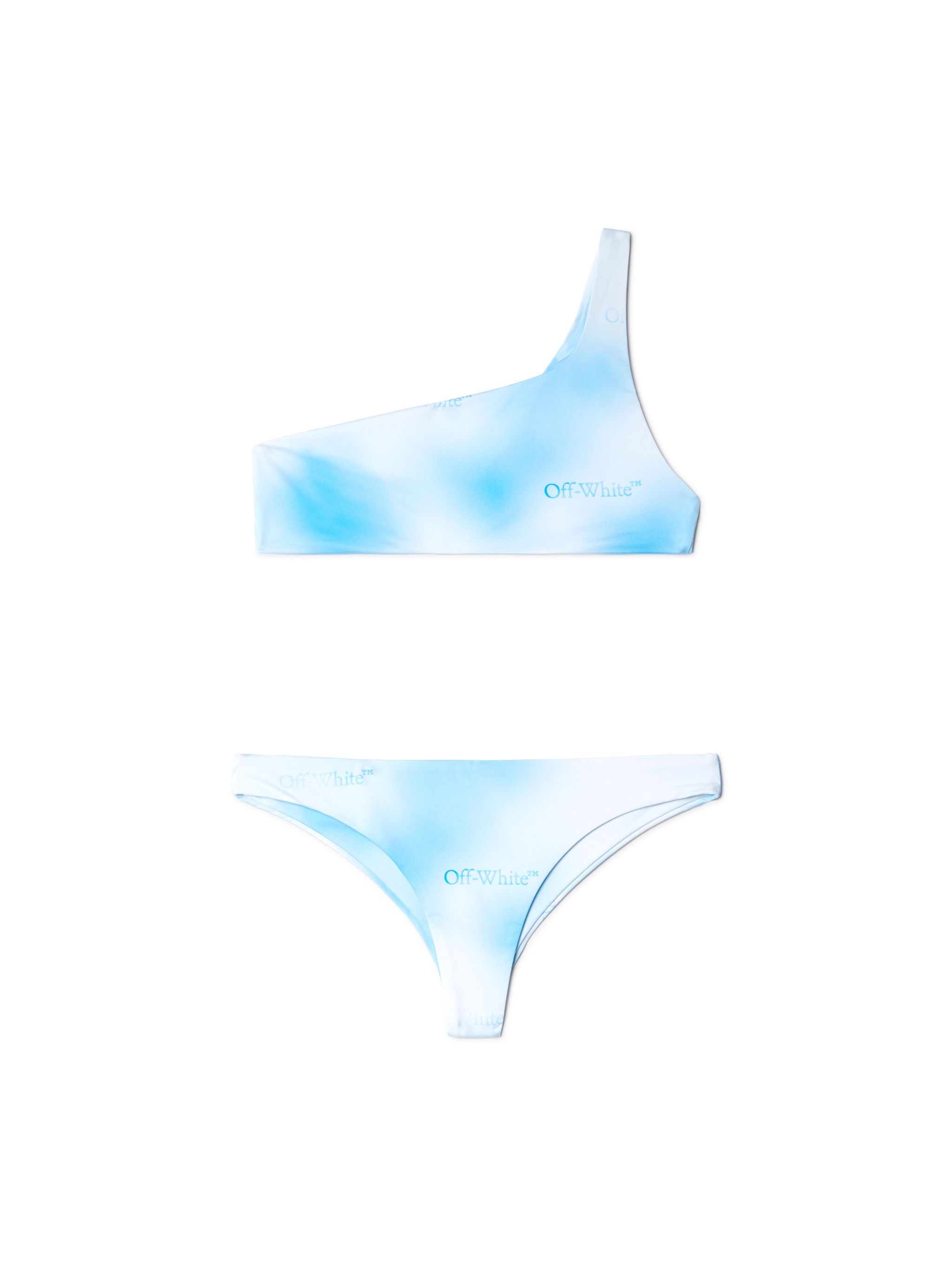 Gradient One Shoulder Bikini - 1