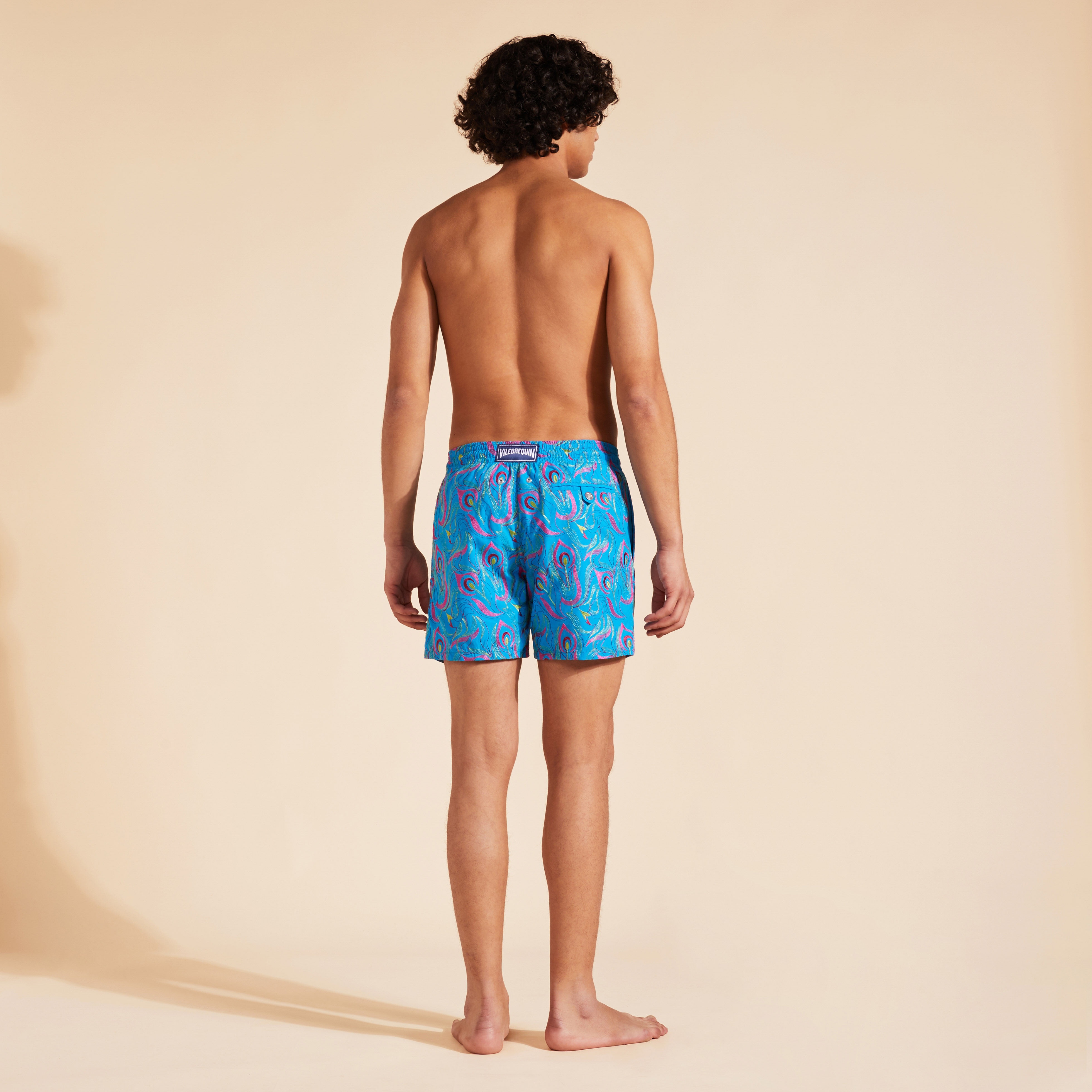 Men Swim Trunks Embroidered Camo Flowers - Limited Edition - 4