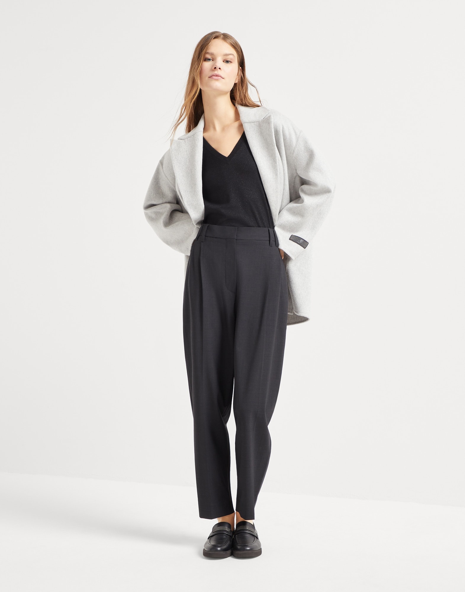 Cashmere and silk sparkling lightweight sweater - 5