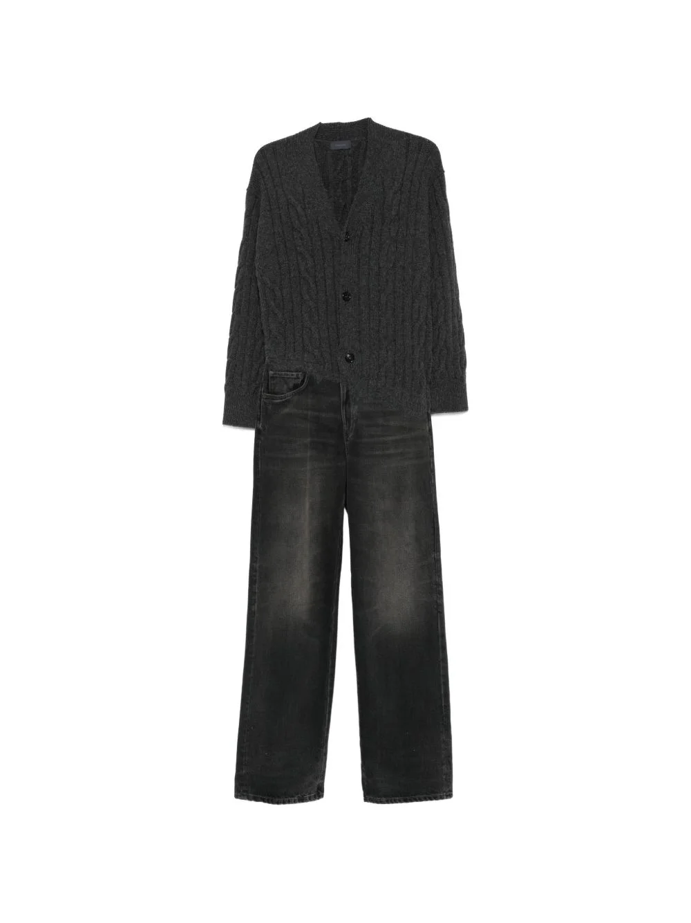 Janice buttoned jumpsuit - 1