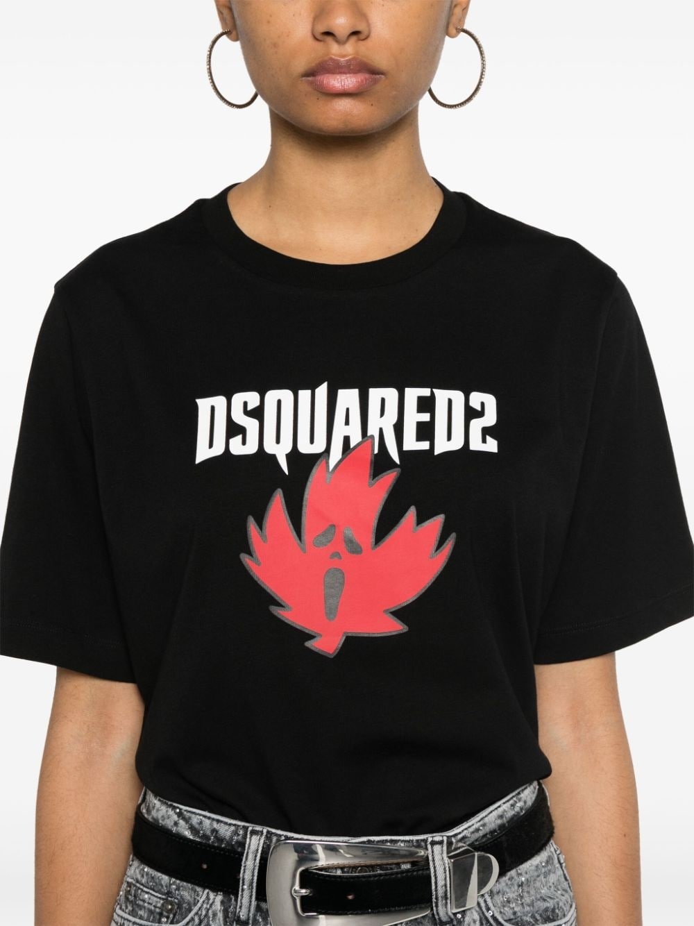 Dsquared2 T-shirt Nero Donna - 1