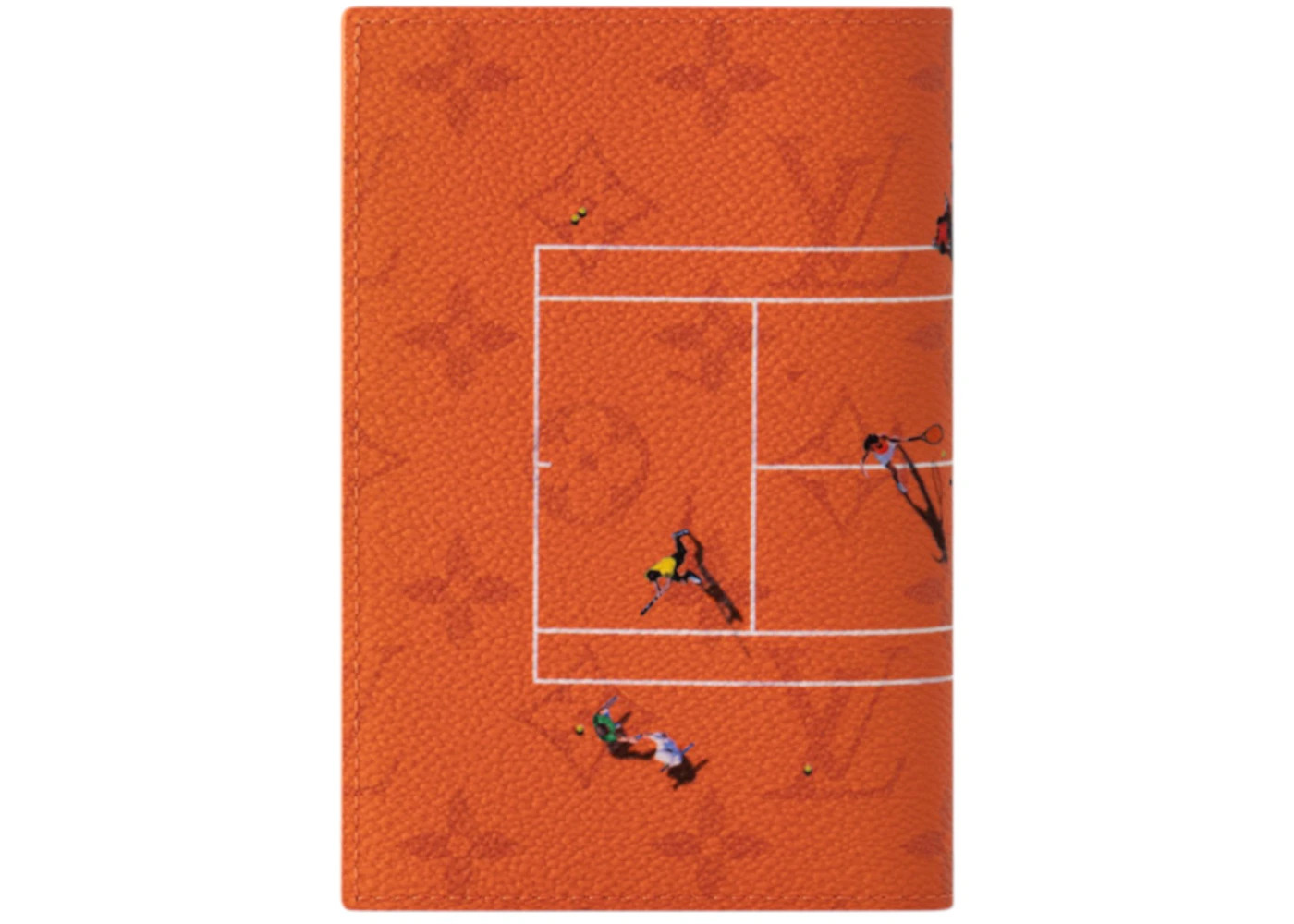 Louis Vuitton Tennis Passport Cover Brick Red - 2