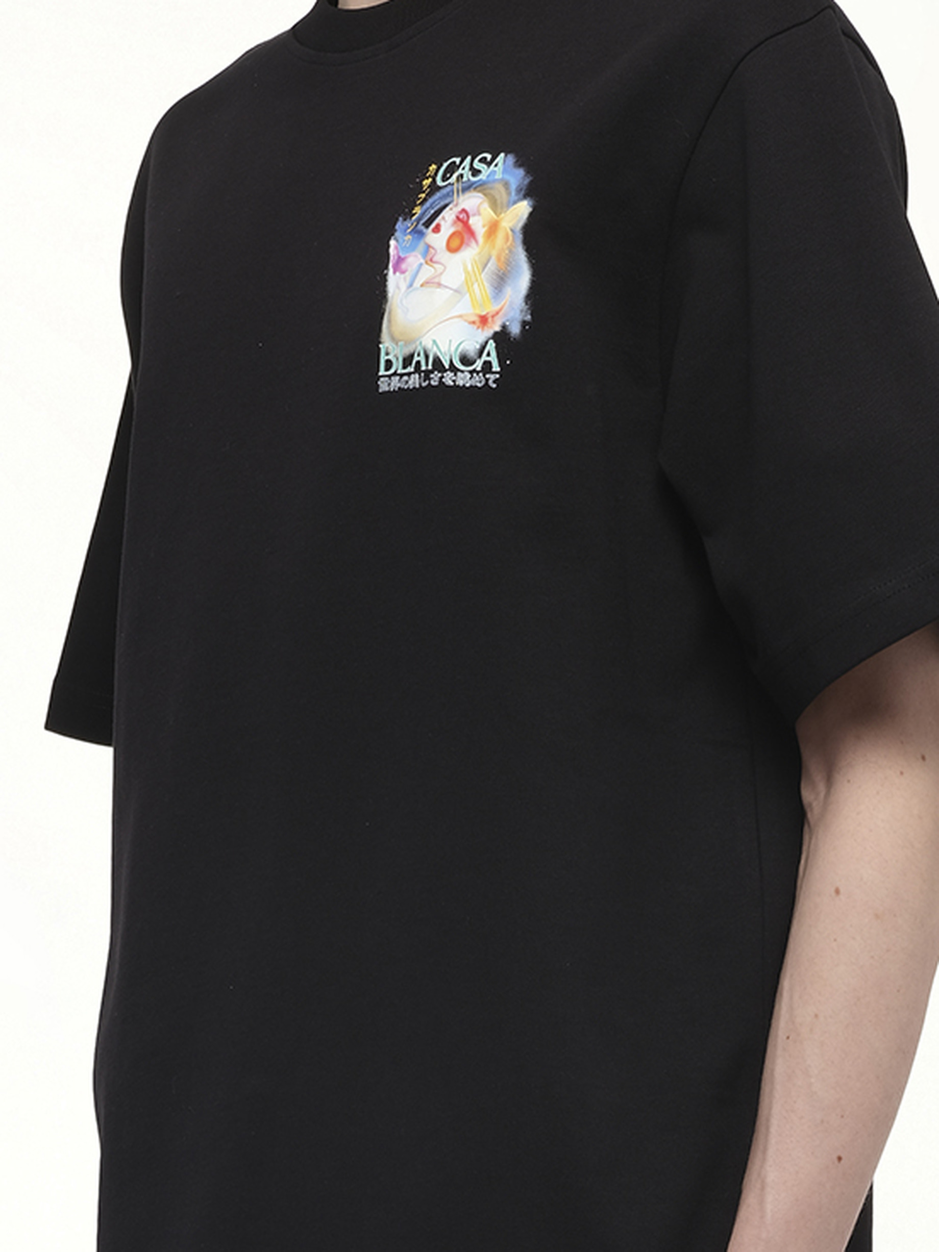 Galactic Connection T-Shirt in Black - 3