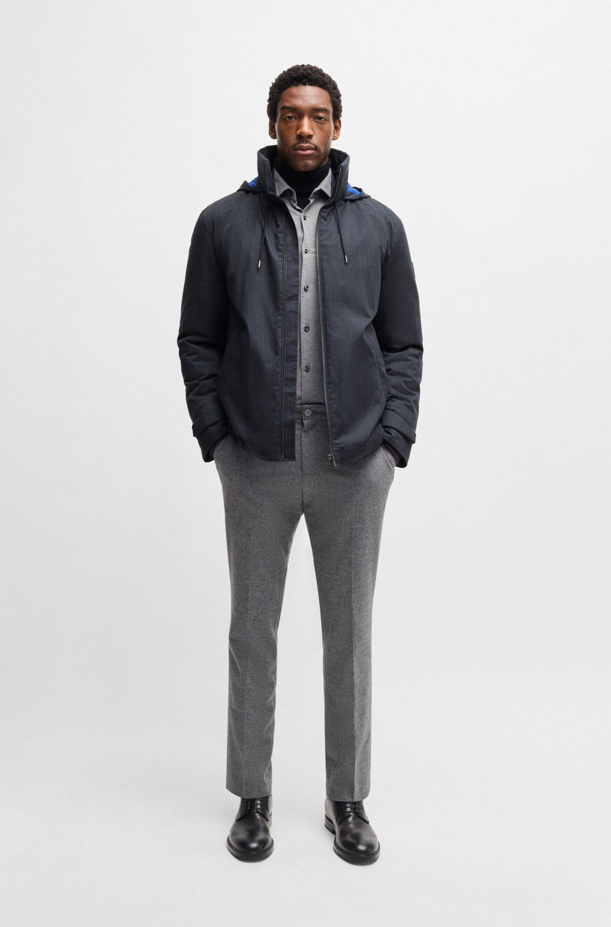 WATERPROOF JACKET IN A SLIM FIT - 3