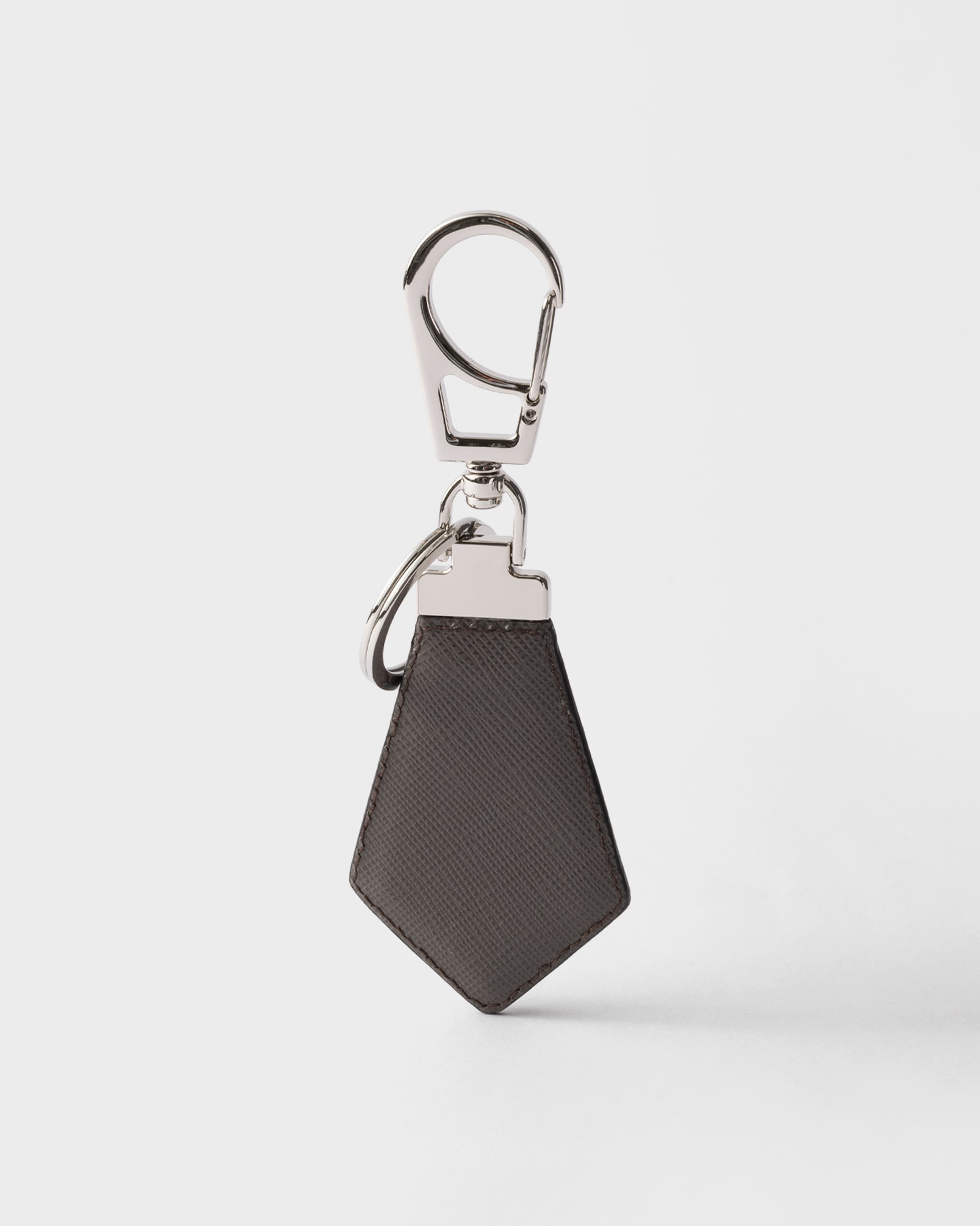 Saffiano leather keychain - 2