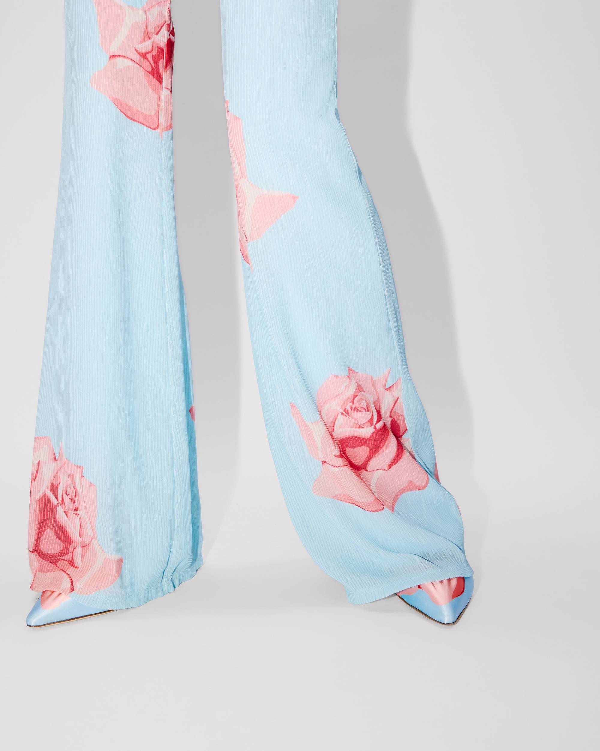 'KENZO Rose' pleated pants - 4