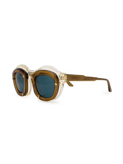 Kuboraum layered frame sunglasses outlook