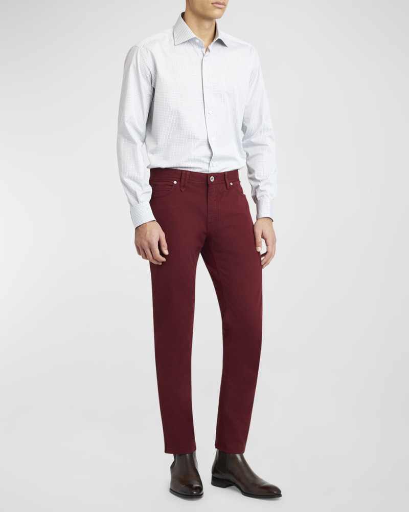 Brioni Men's Cotton Stretch 5-Pocket Pants outlook