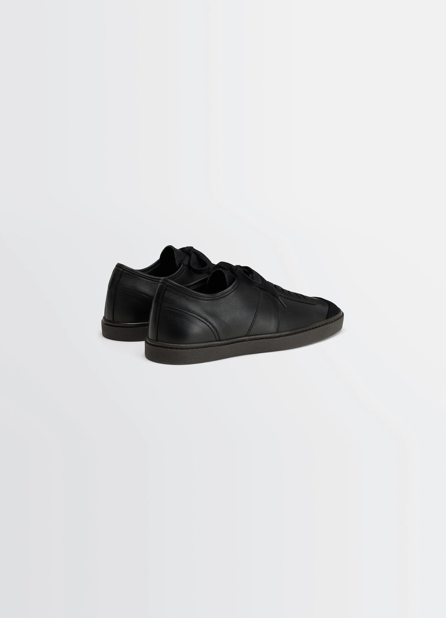 LINOLEUM BASIC LACED UP TRAINERS - 4