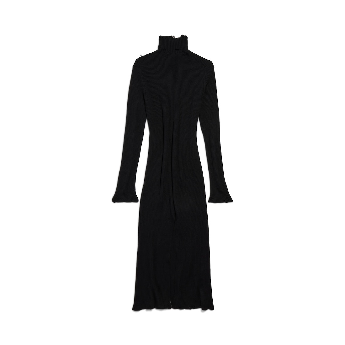 Women's Turtleneck Dress in Black - 2