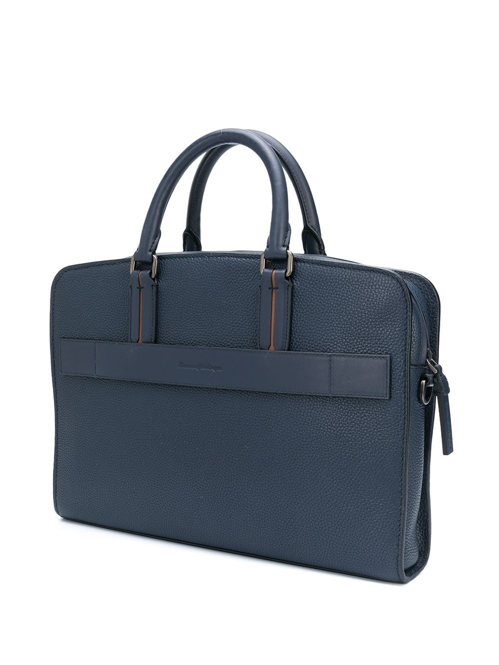 multi-pocket leather briefcase - 3