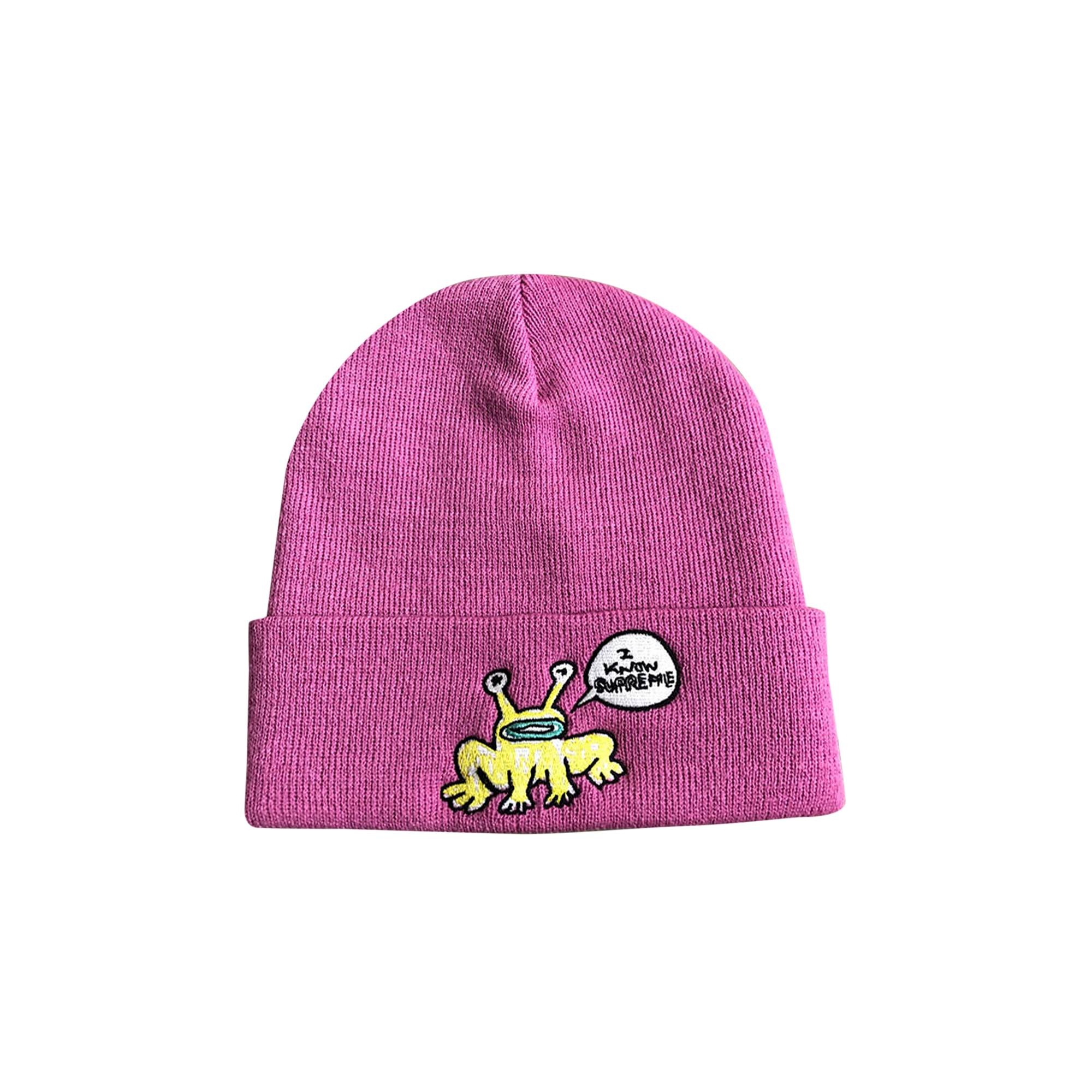 Supreme x Daniel Johnston Beanie 'Fuchsia' - 1