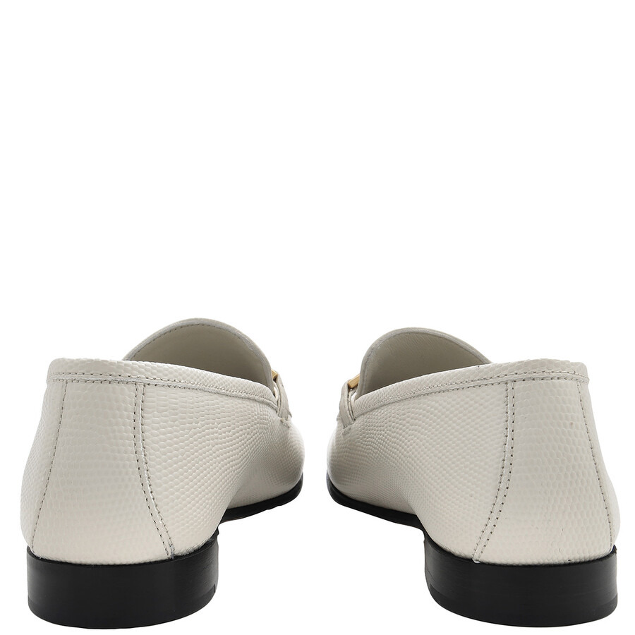 Jimmy Choo Diamond Tilda Embossed Chain Loafers - 3