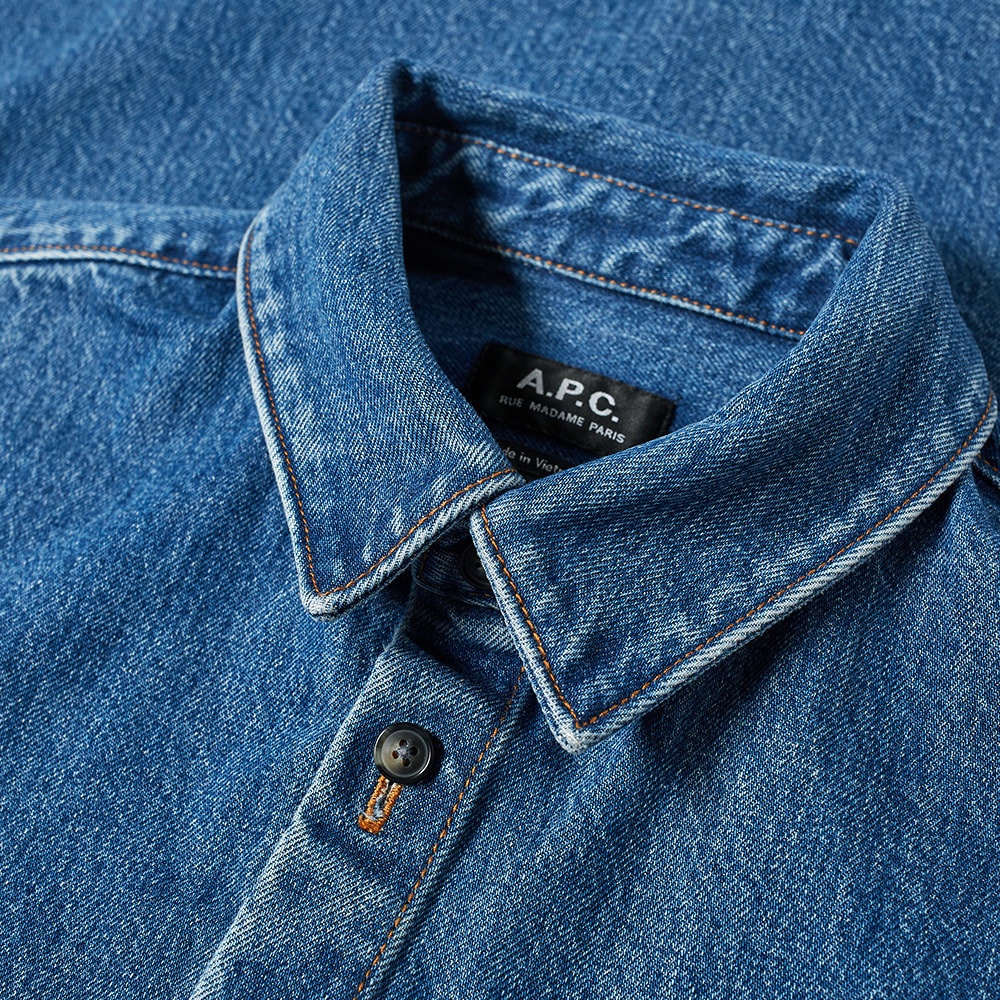 A.P.C. Victor Denim Overshirt - 2