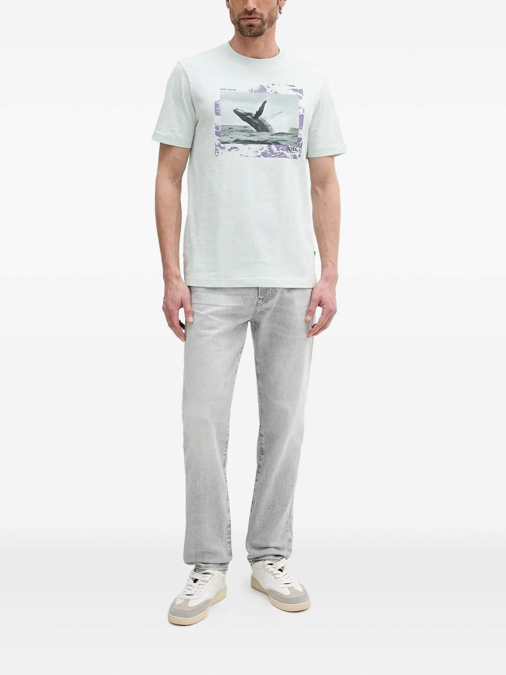 logo-patch jeans - 2