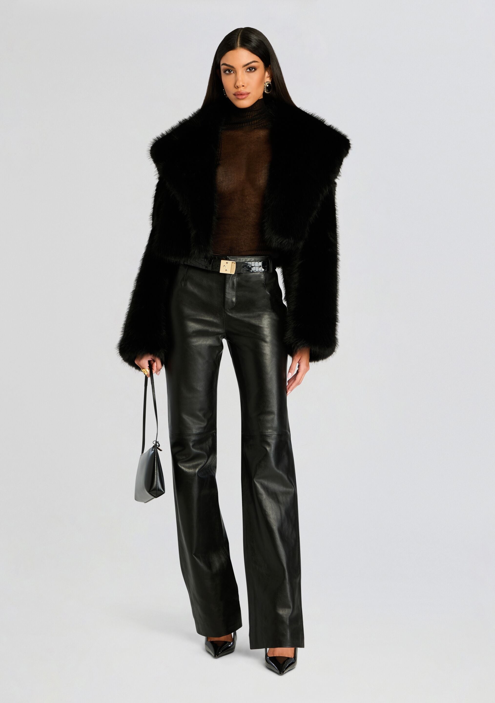 ADELINA LEATHER PANT - 5