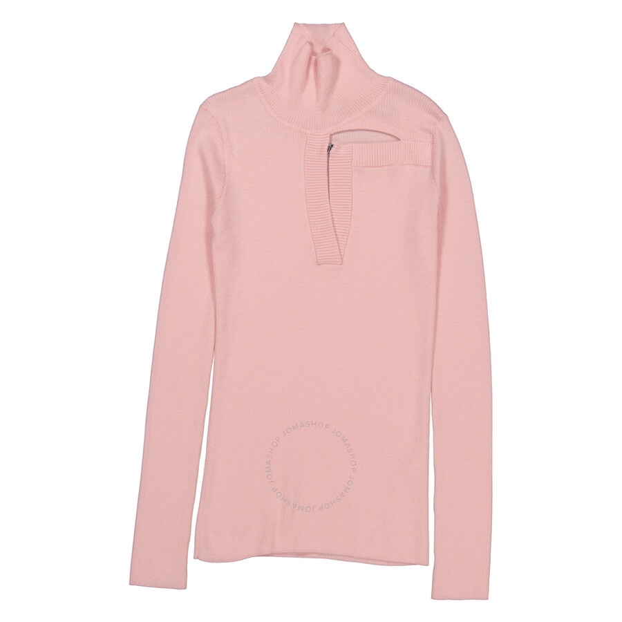 Christopher Kane Ladies Pink Cutout Front Sweater, Size Small - 4