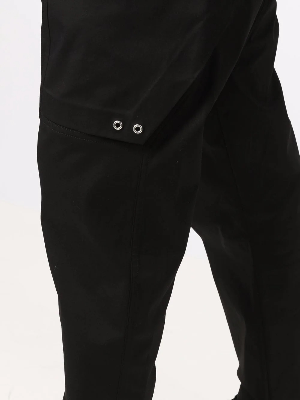 drawstring drop-crotch trousers - 5