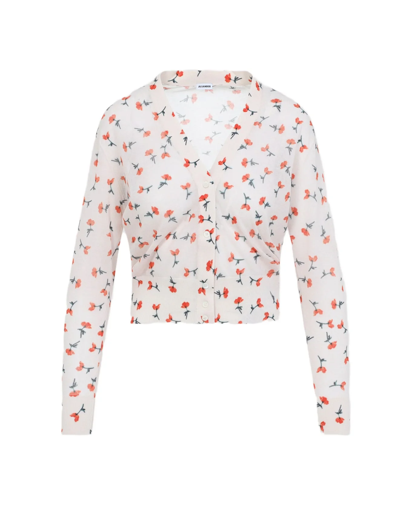 Ls V-neck Cardigan - 1