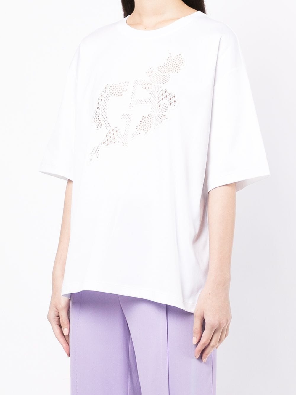 logo-print T-shirt - 3