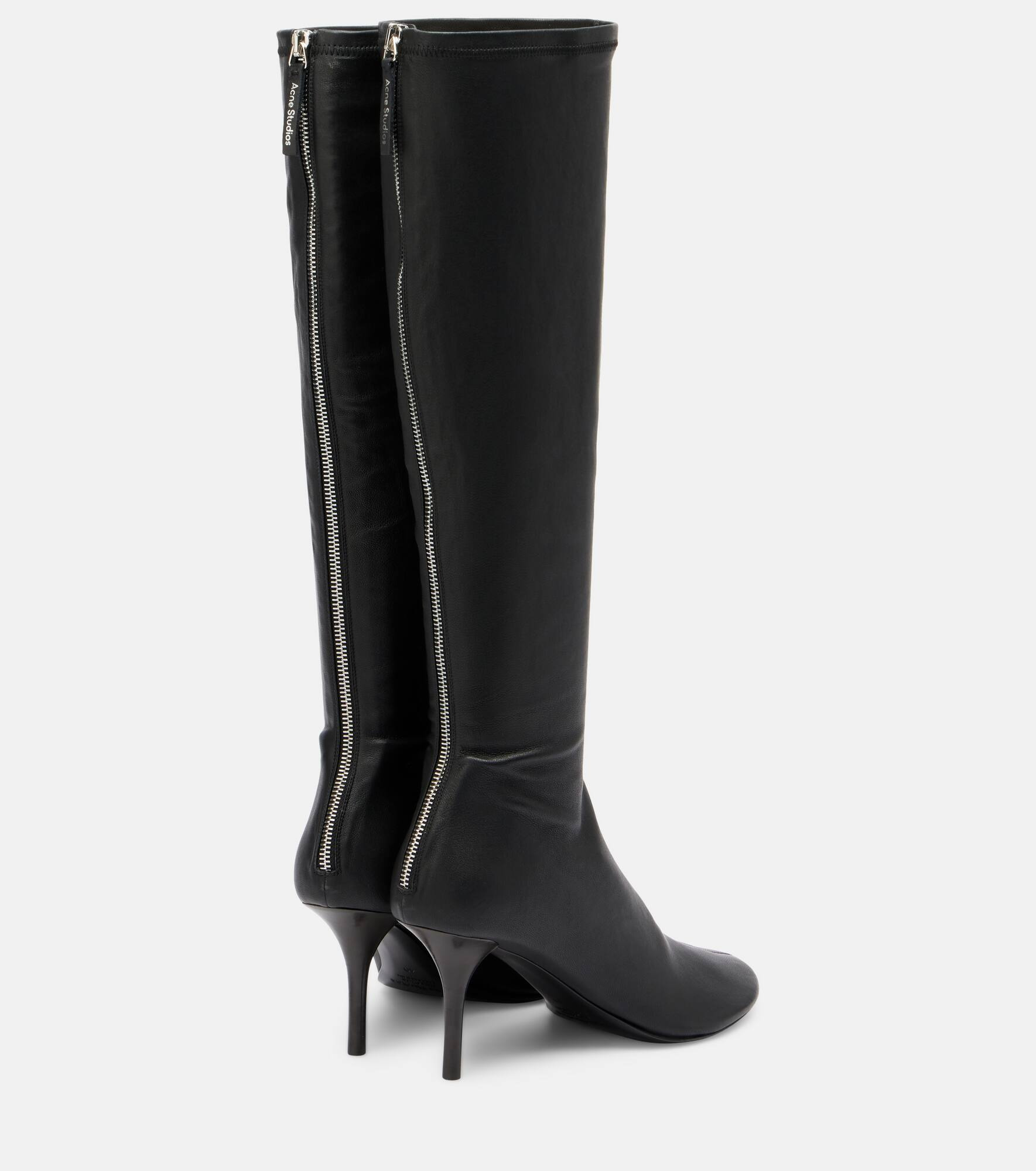 75 leather knee-high boots - 3