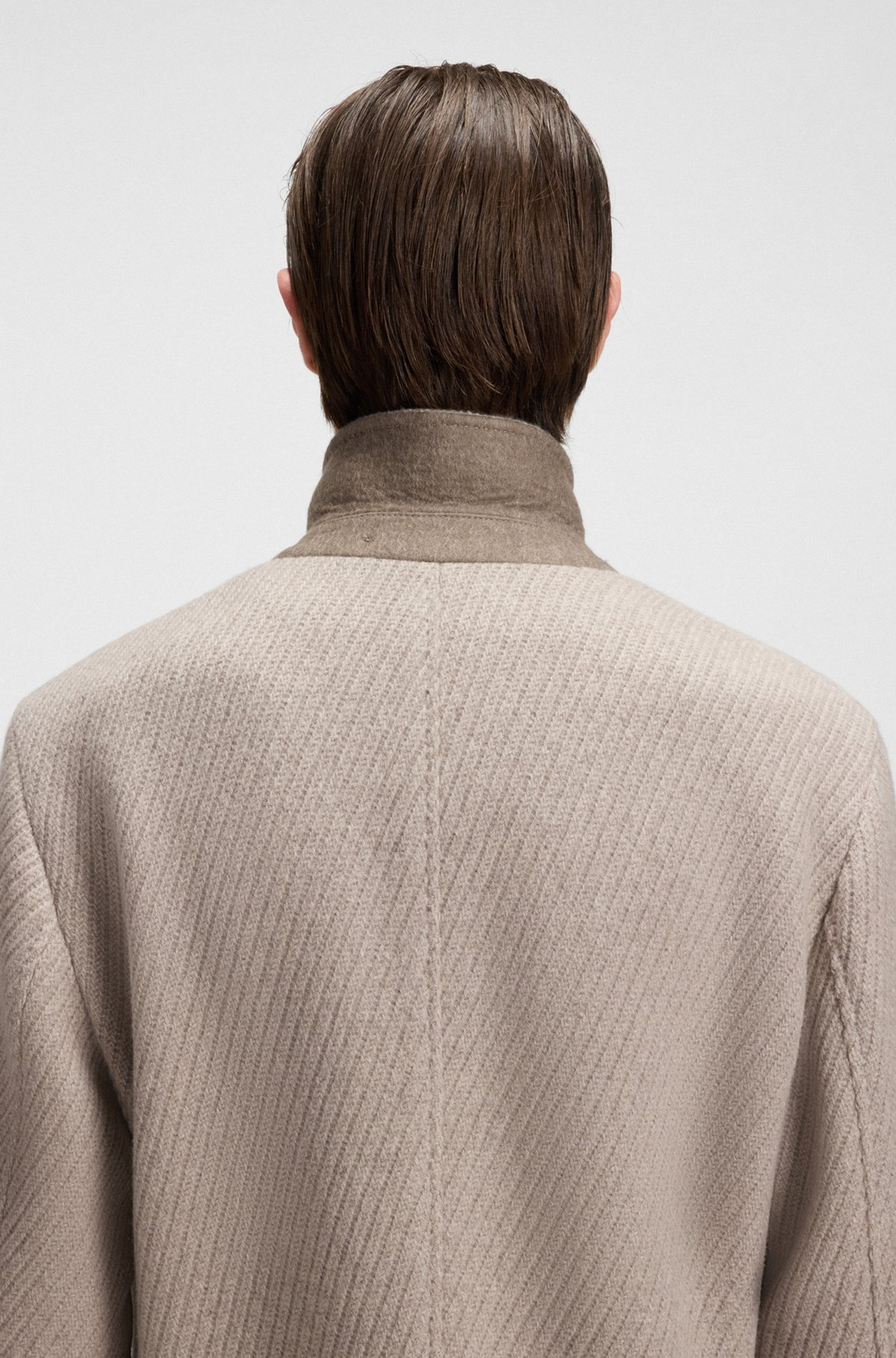 FORMAL COAT IN CASHMERE AND VIRGIN WOOL - 6