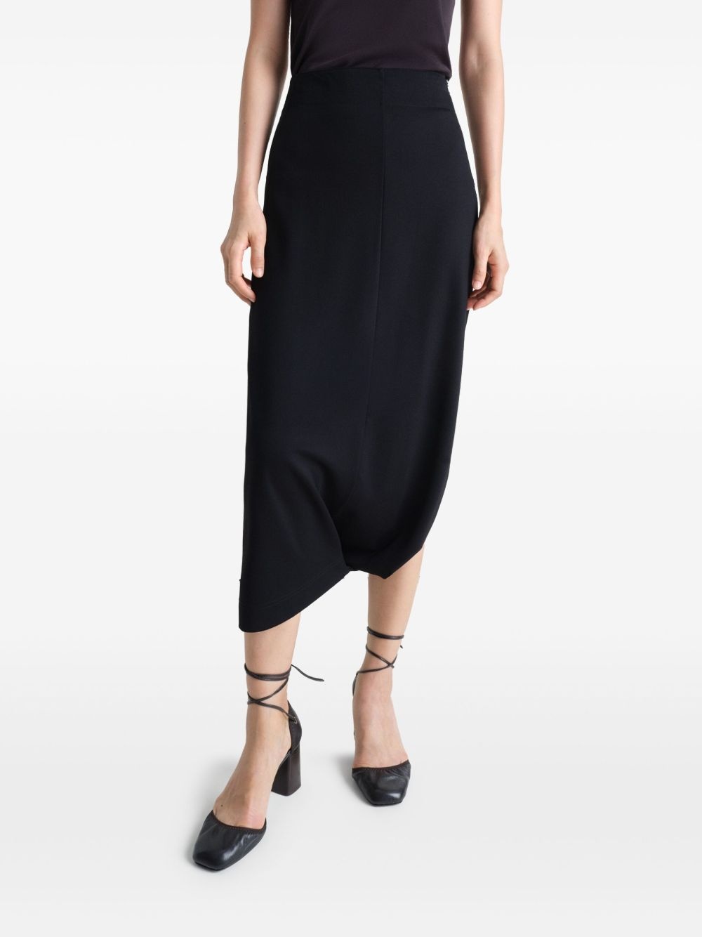 twisted hem skirt - 3