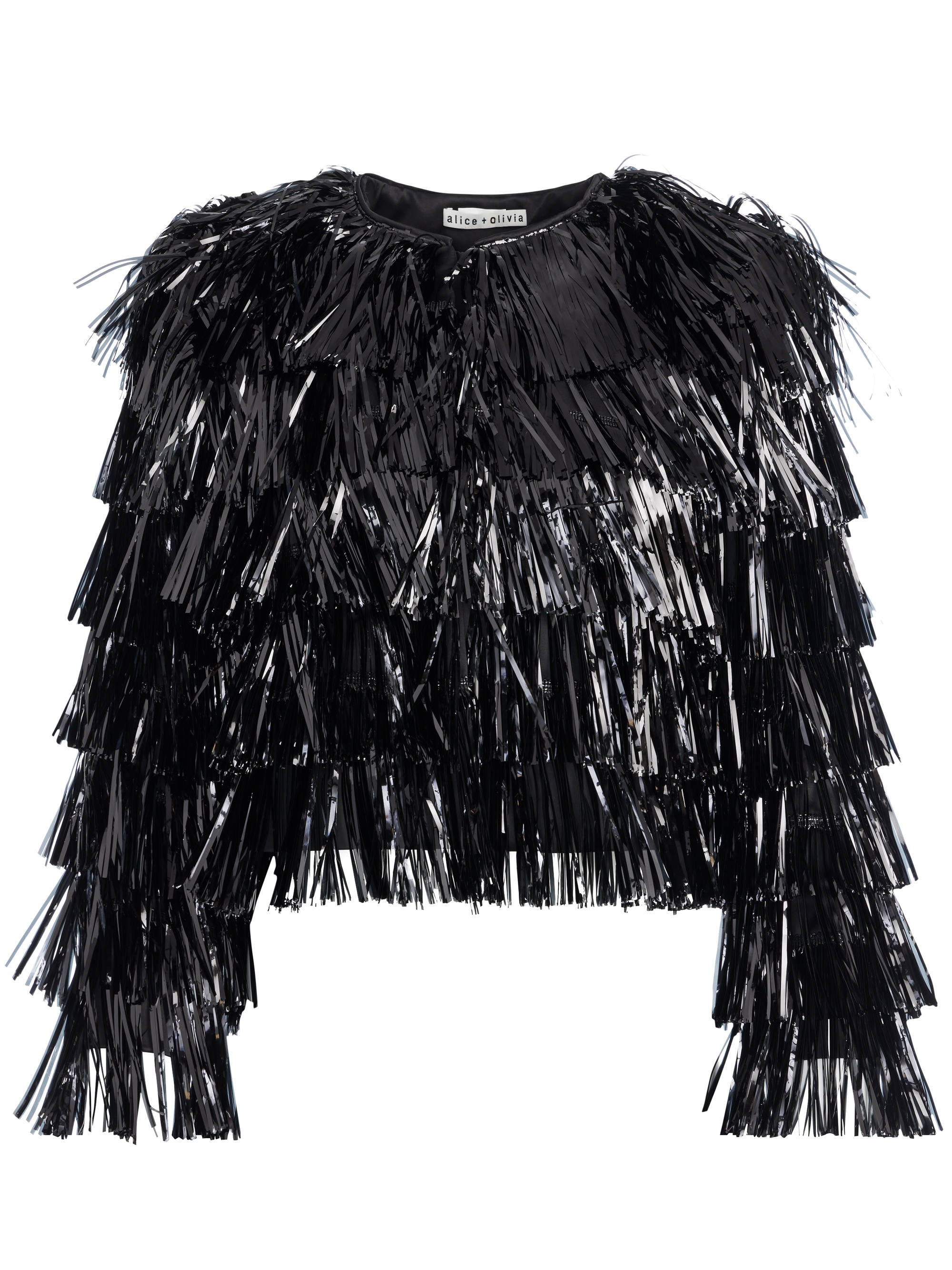 FAWN FRINGE TINSEL JACKET - 1