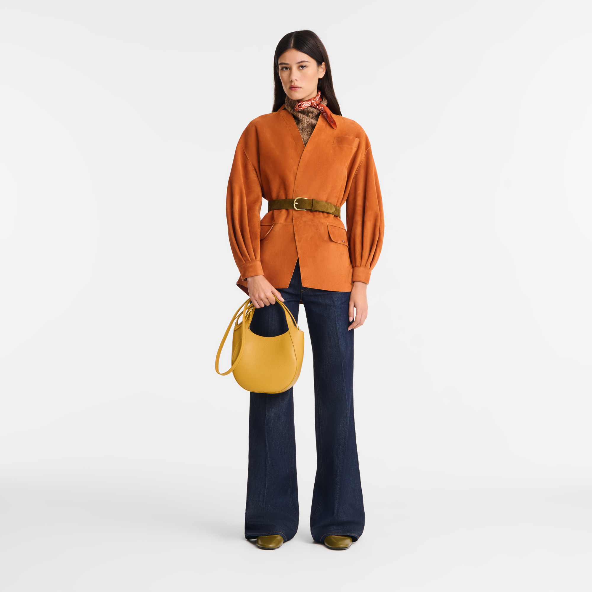 Le Foulonné S Handbag Nutmeg - Leather - 2