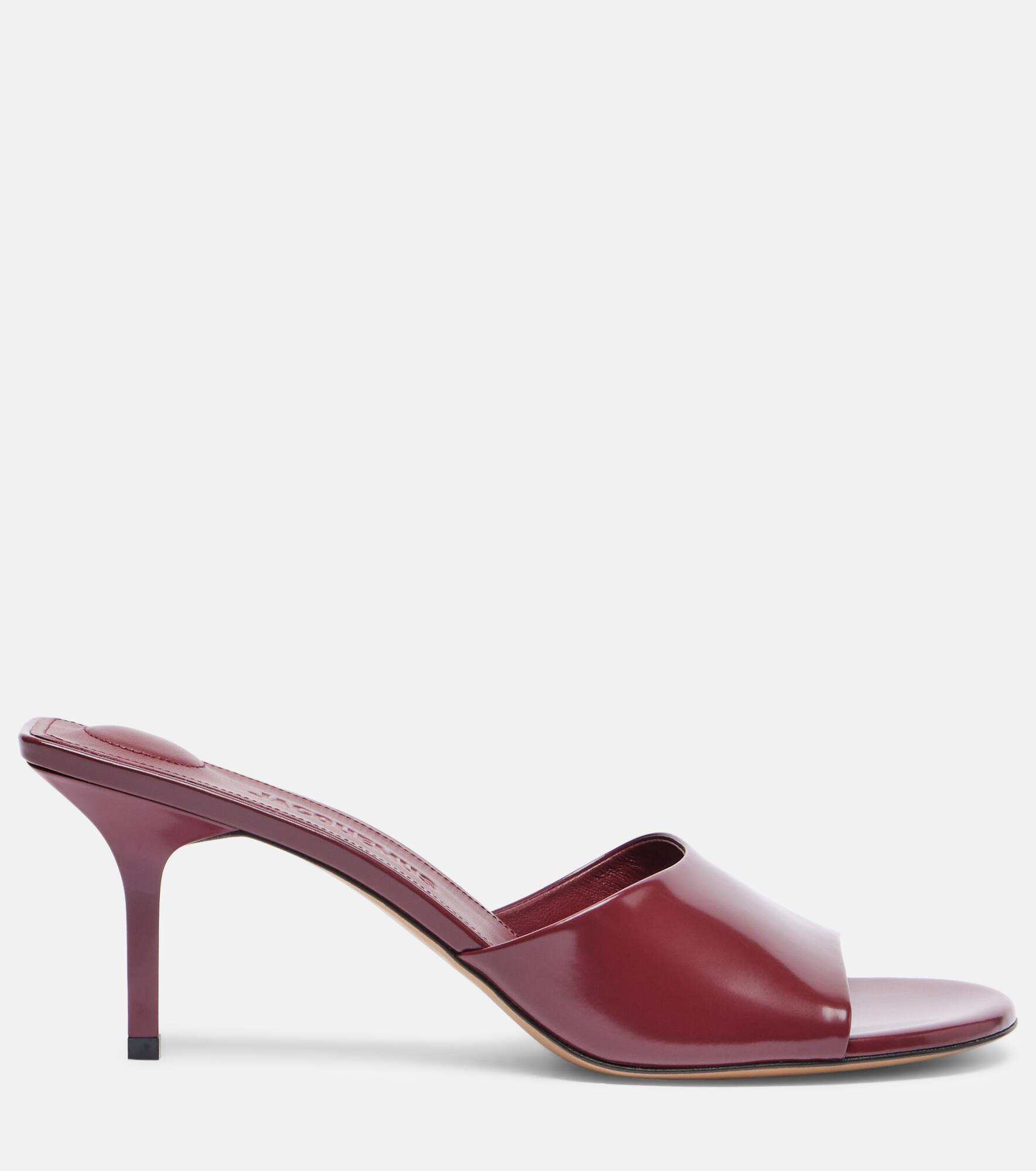Cubisto 70 leather mules - 4