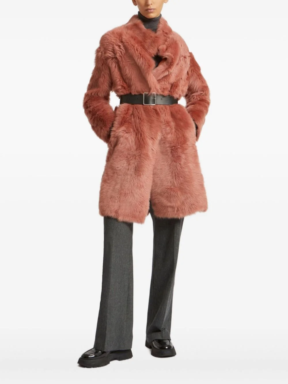 lamb-fur coat - 1