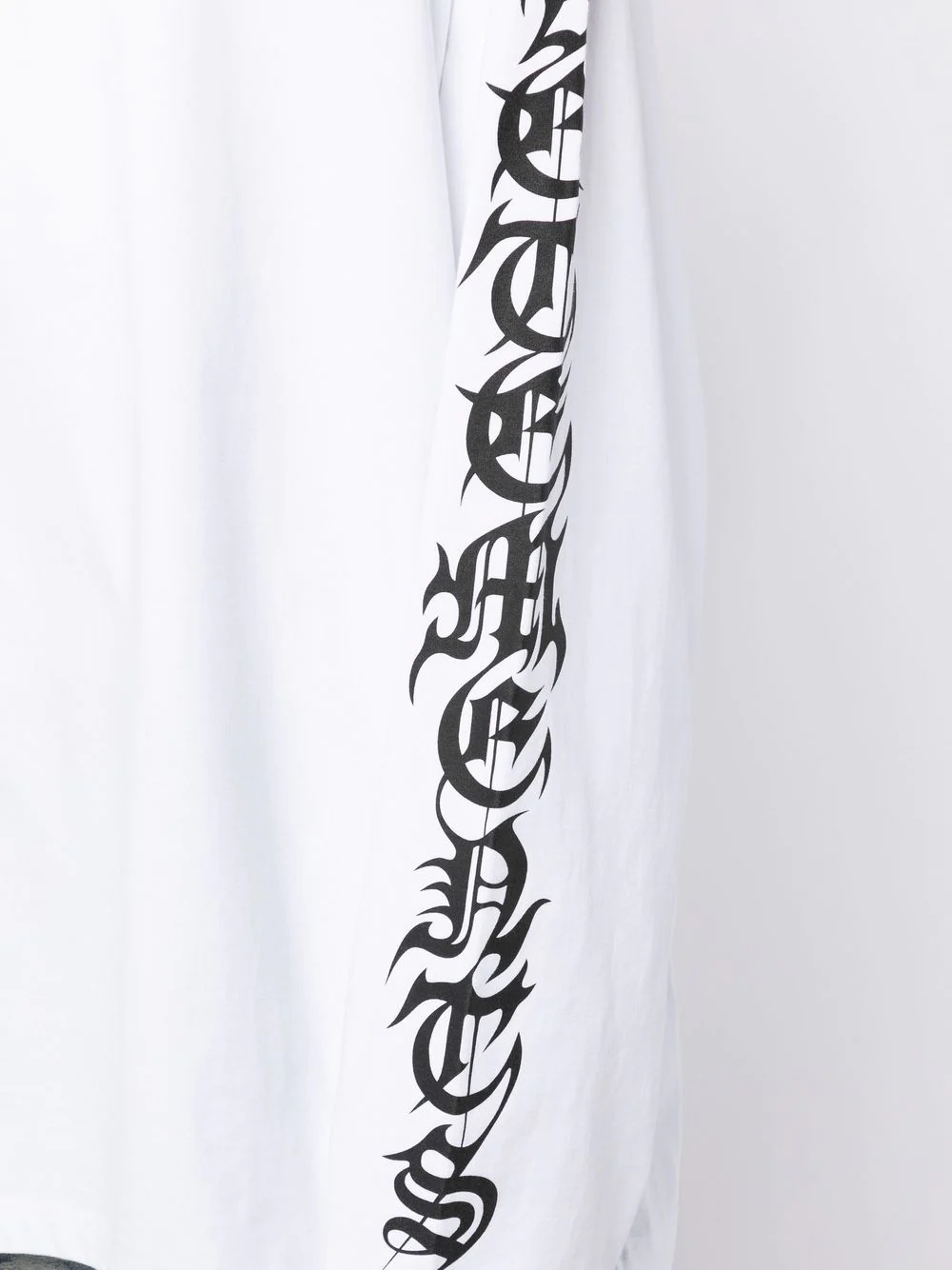 logo-print long-sleeve top - 5