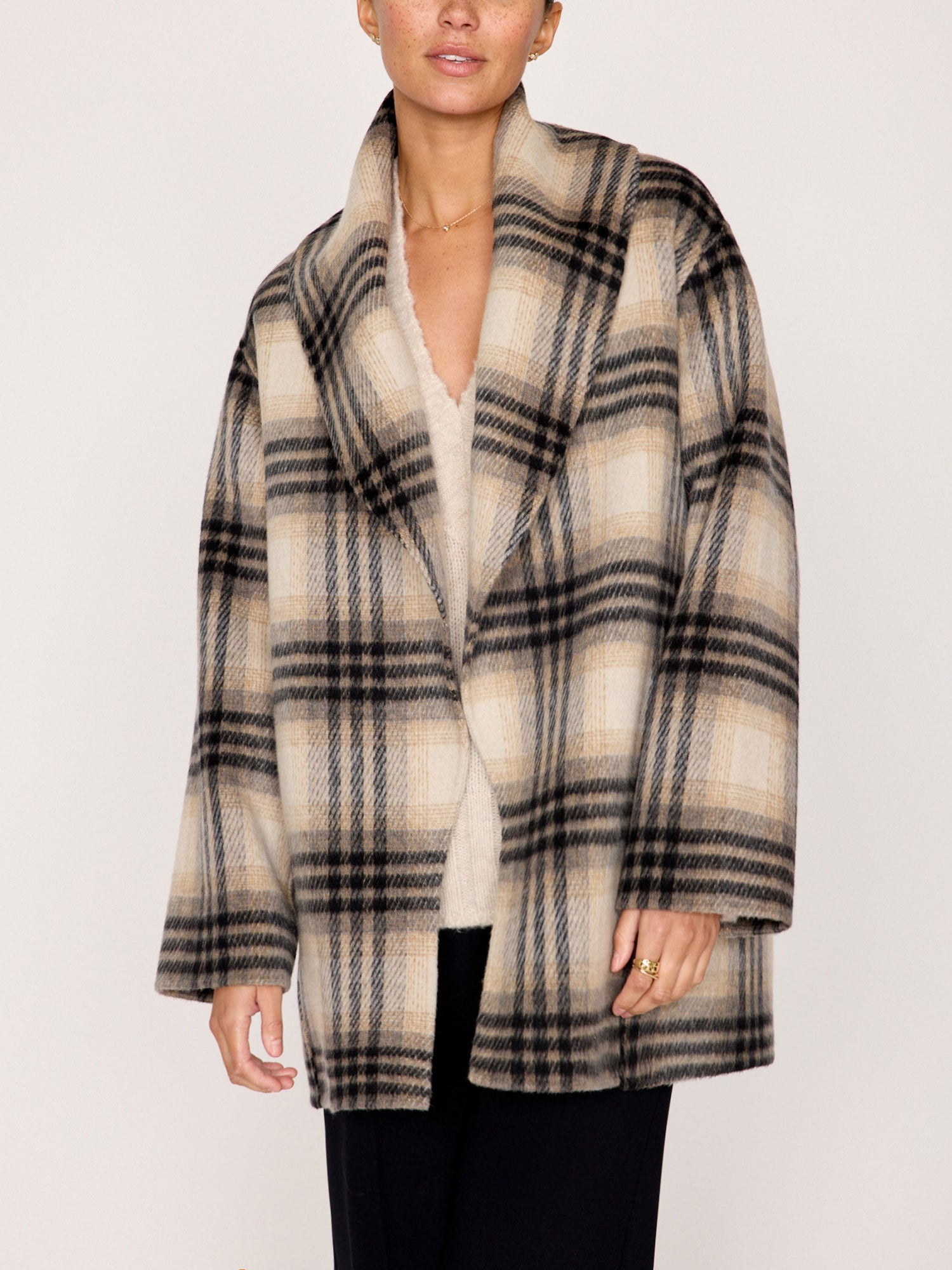 The Finley Plaid Coat - 5