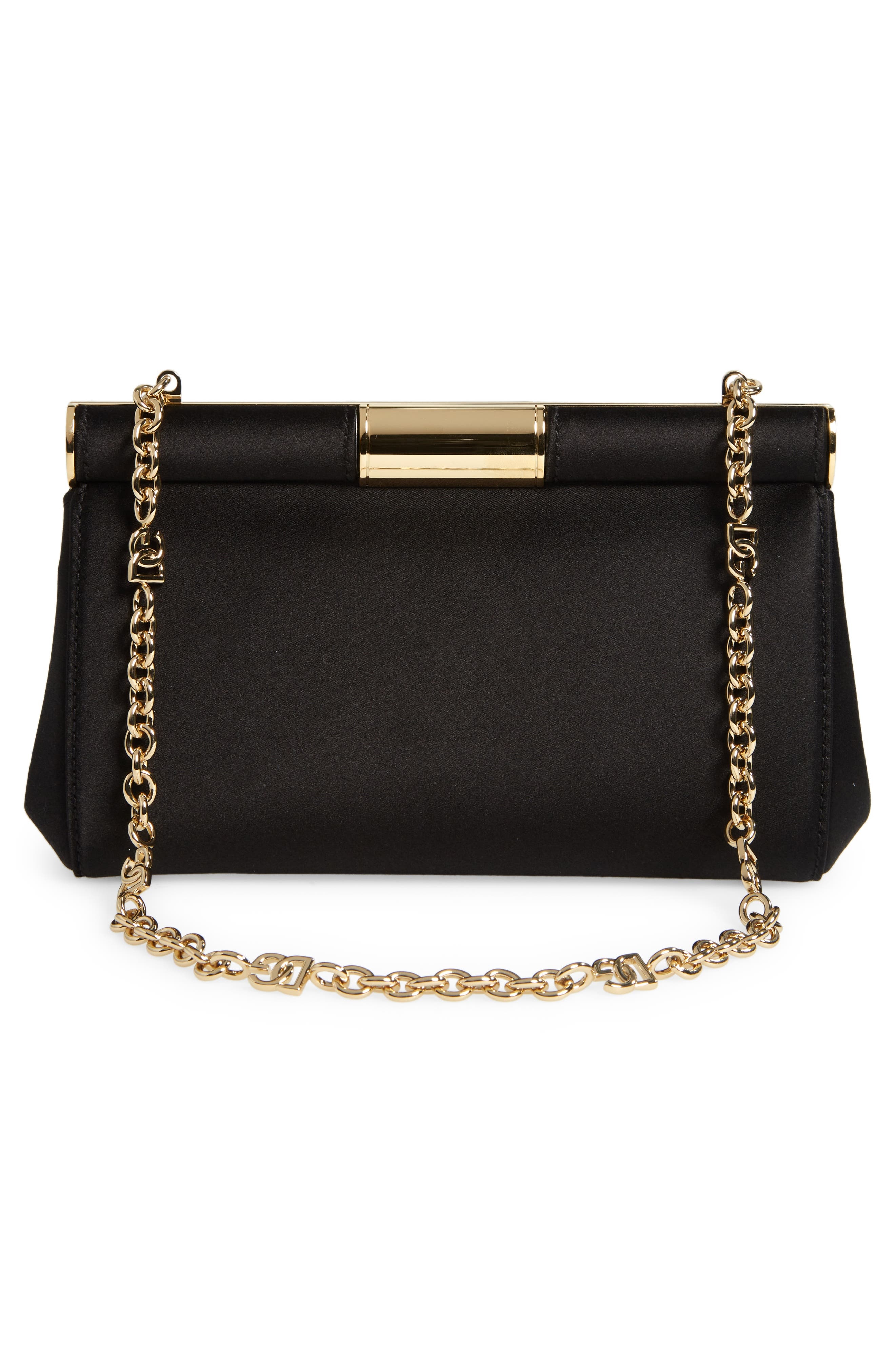 Small Marlene Satin Shoulder Bag - 4