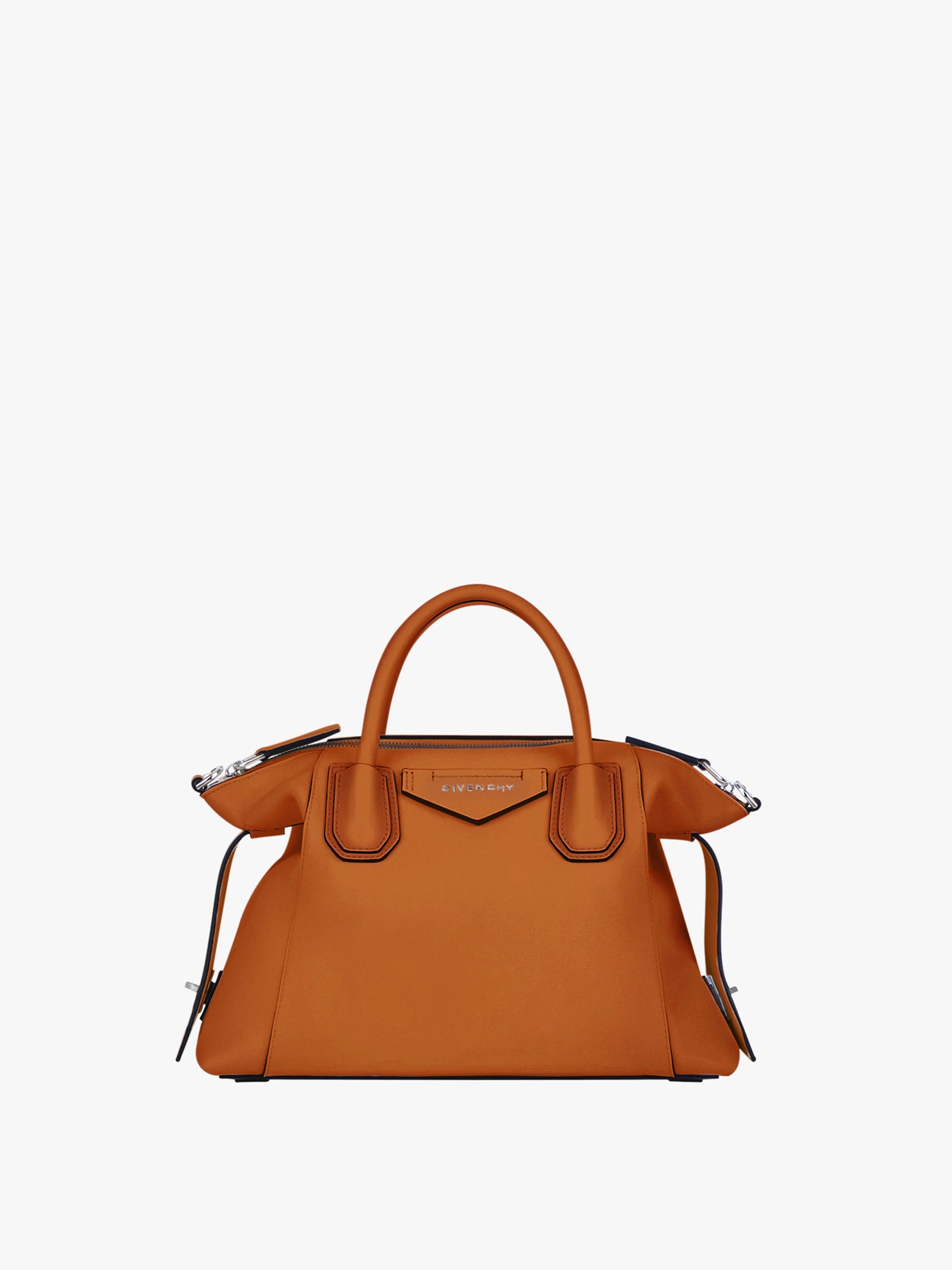SMALL ANTIGONA SOFT BAG IN SMOOTH LEATHER - 1