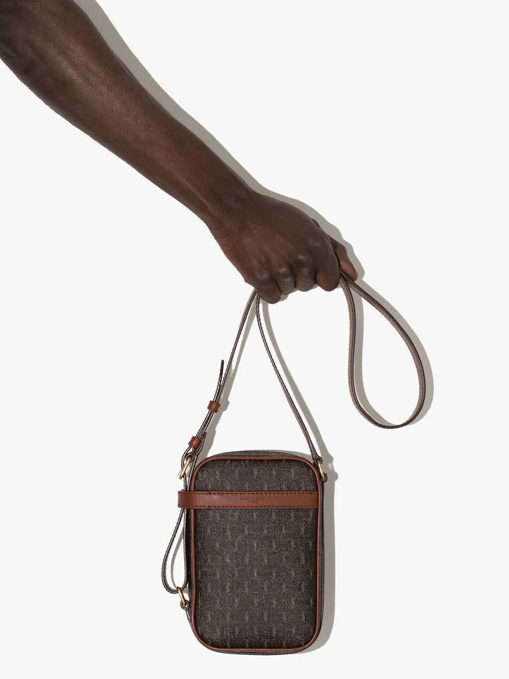 monogram print crossbody bag - 4