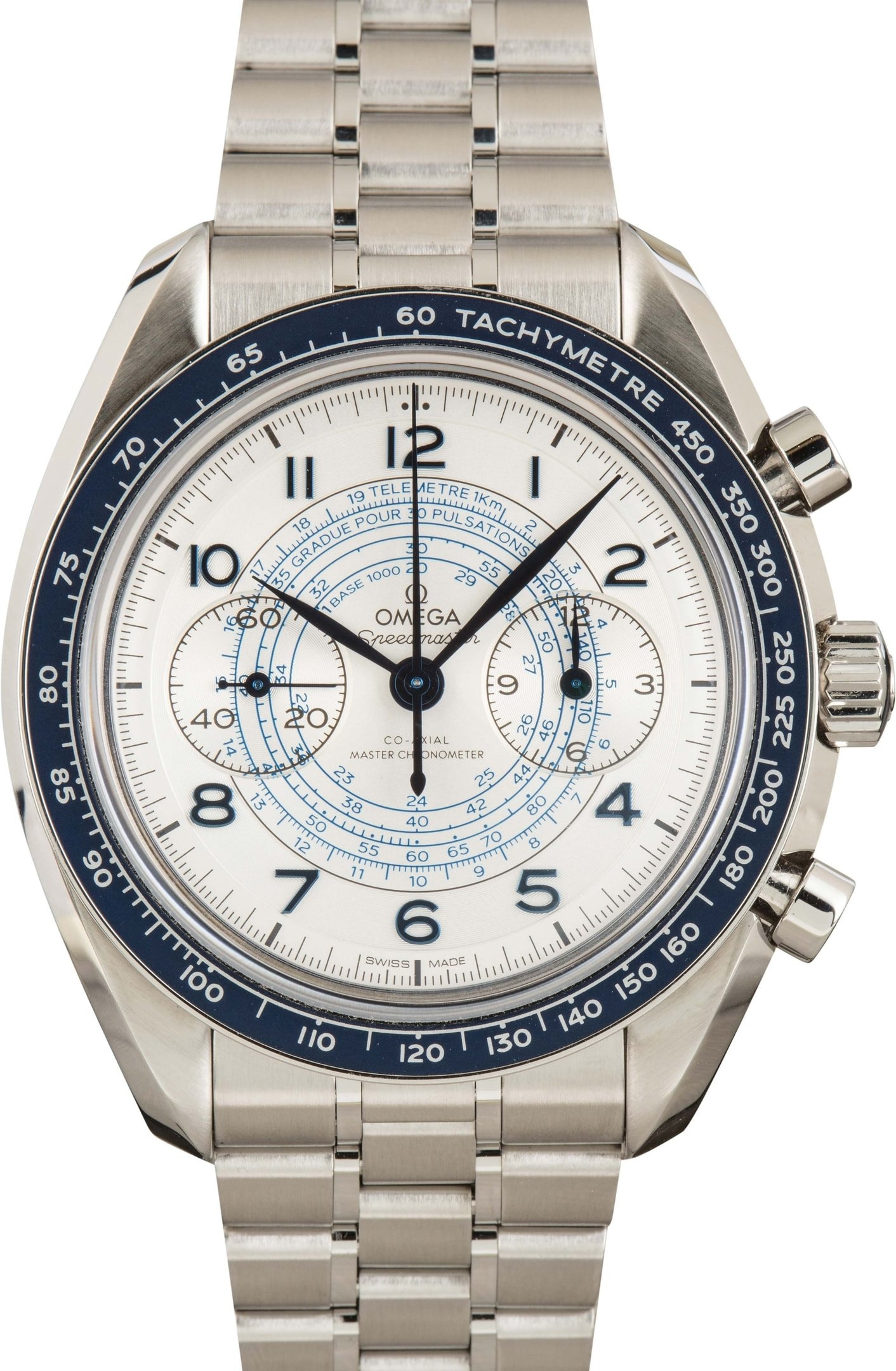Mens Omega Speedmaster Chronoscope Stainless Steel - 1