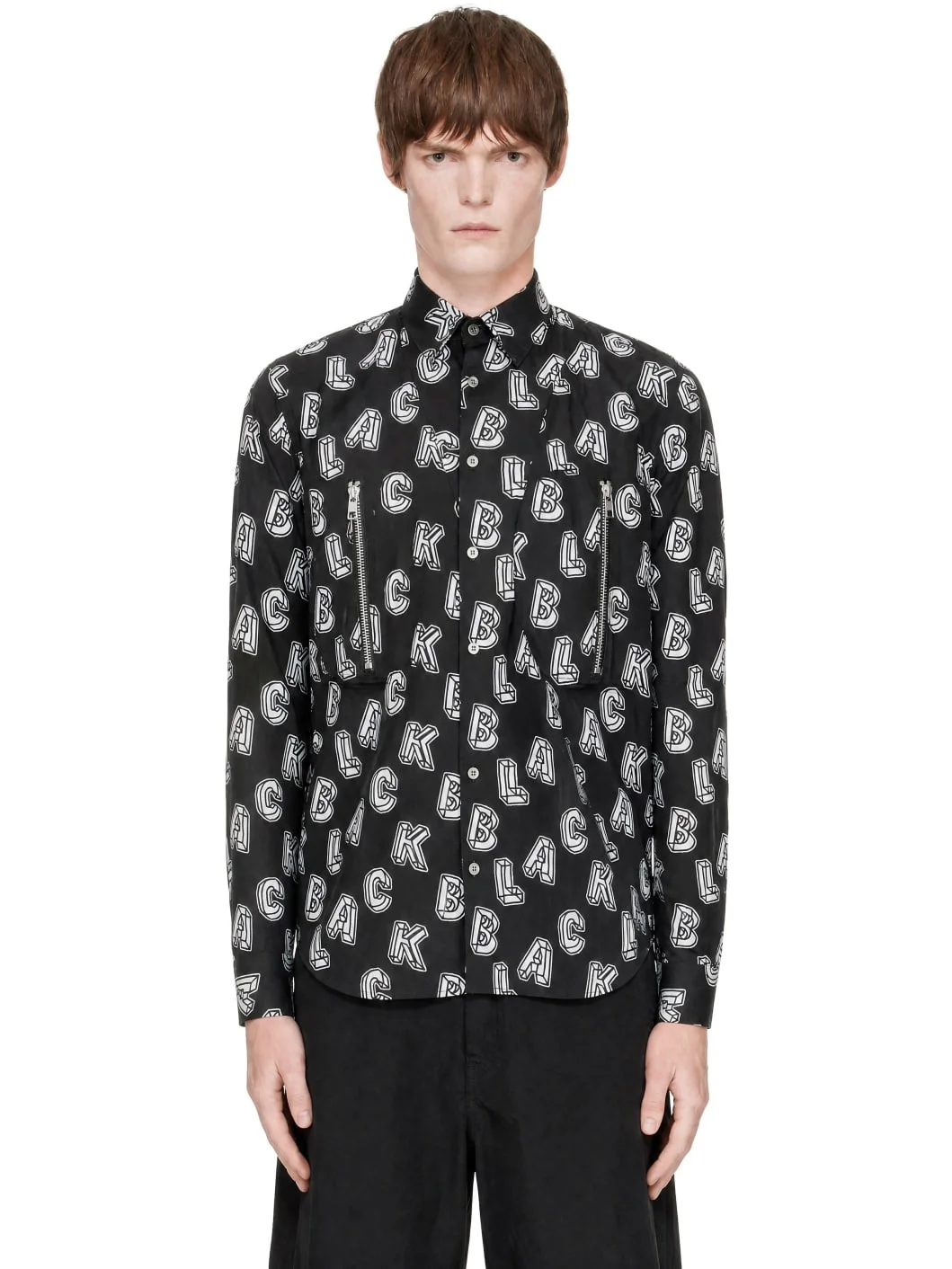 Black Broad Filip Pagowski Print Shirt - 1