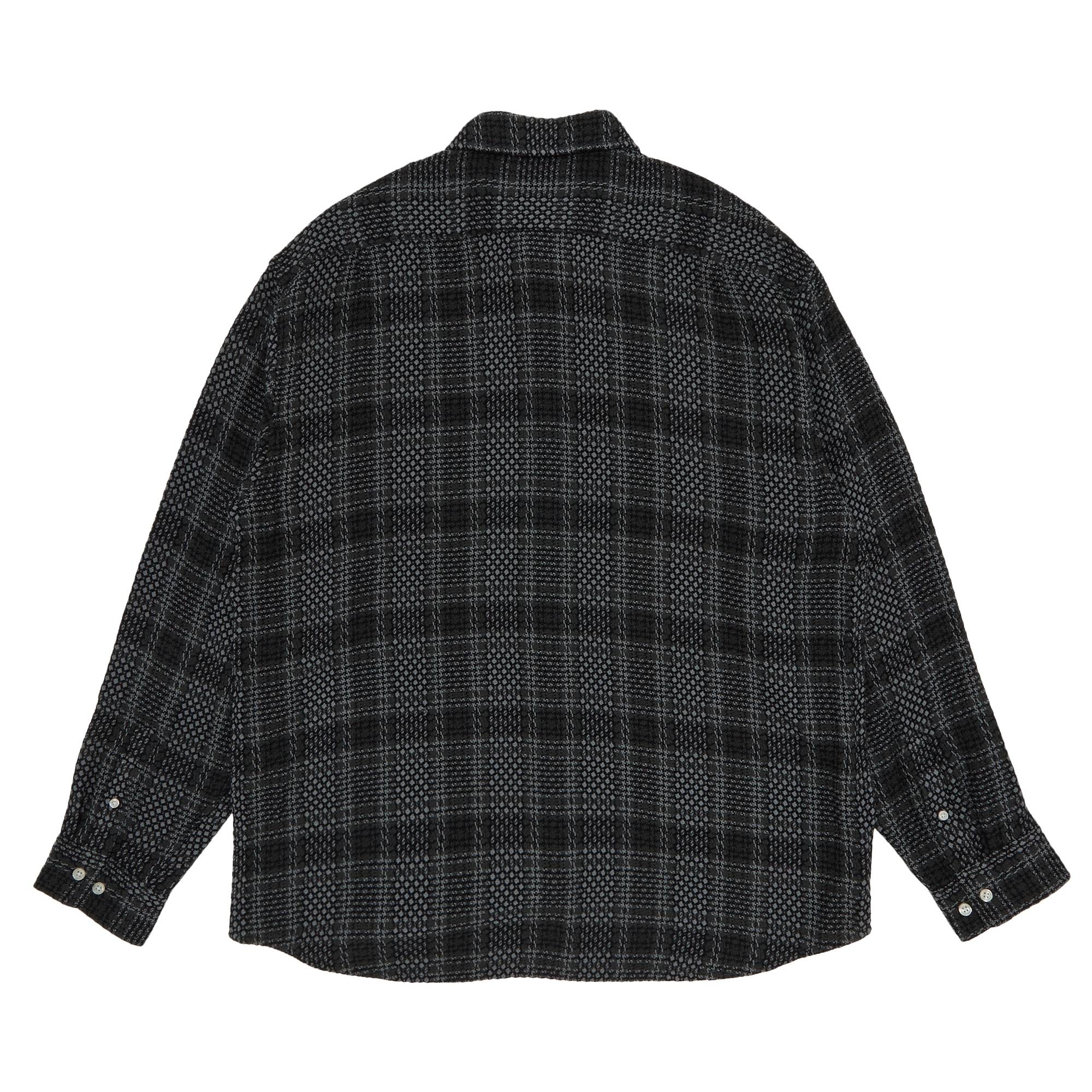 Supreme Supreme Basket Weave Plaid Shirt 'Black' | REVERSIBLE