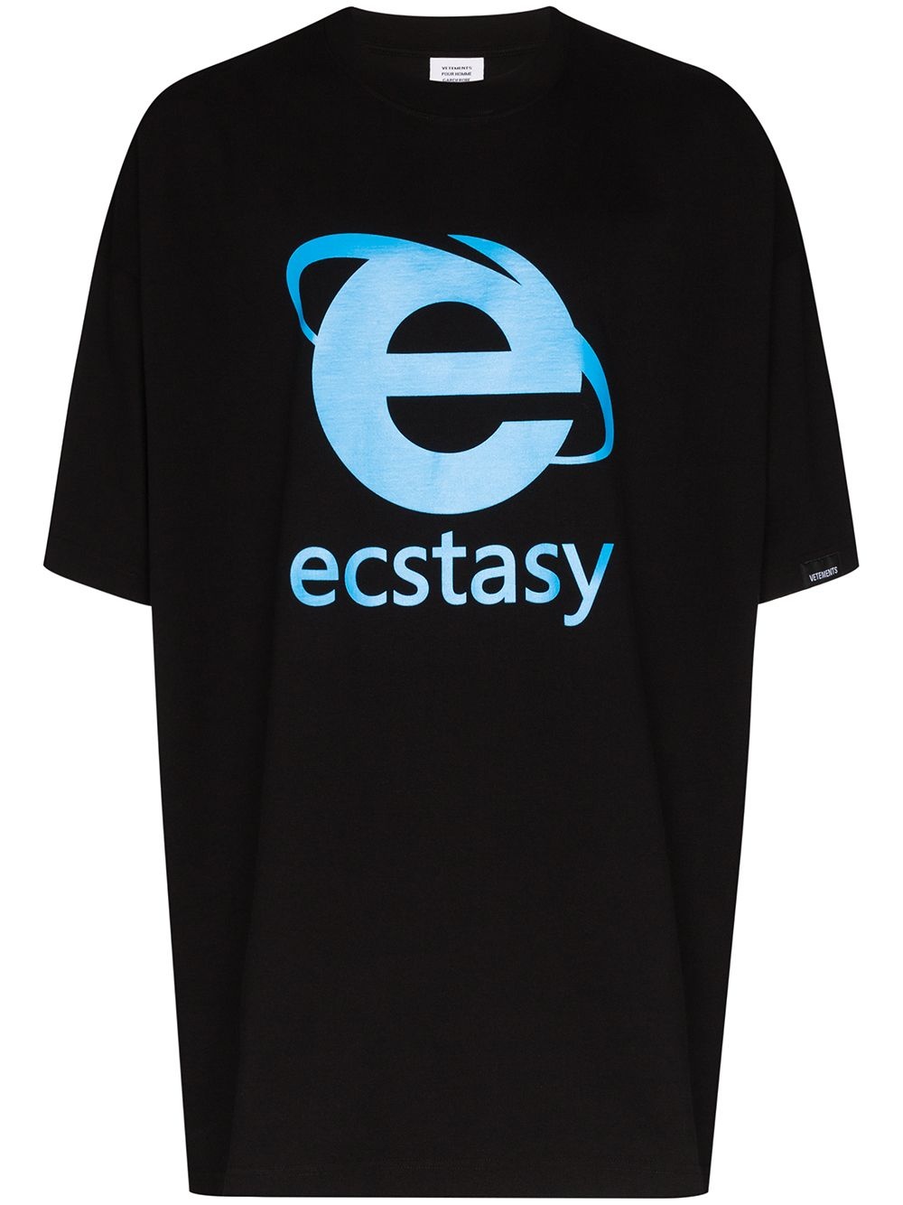 Ecstasy-print cotton T-shirt - 1