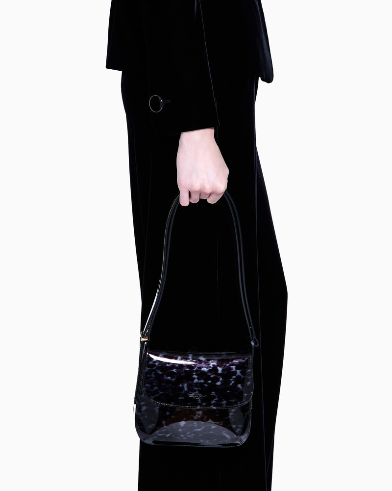 LA PRIMA BAG IN TORTOISESHELL PATENT LEATHER 7